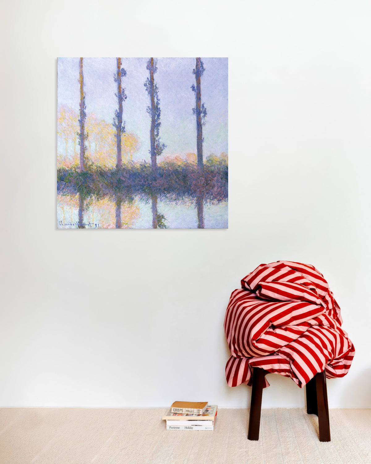 Plakat Cztery drzewa (1891), Claude Monet