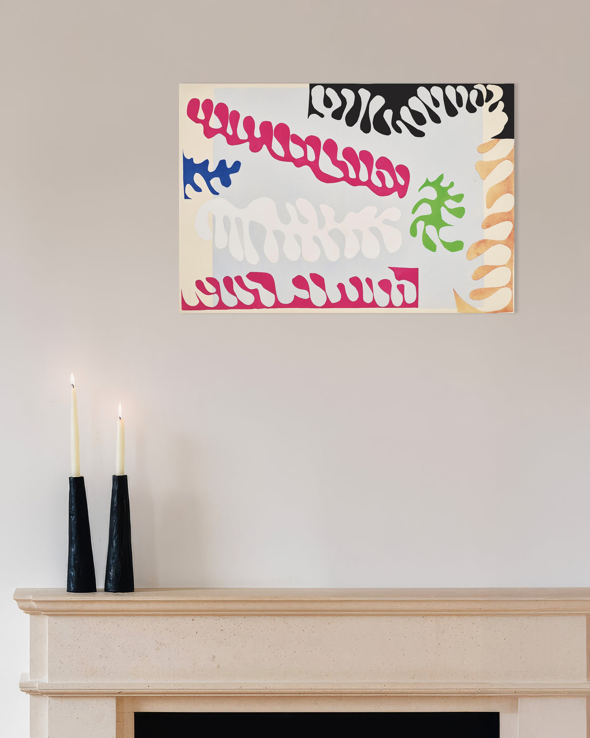 Plakat Laguna w różu i bieli (Jazz, 1947) autorstwa Henri Matisse’a