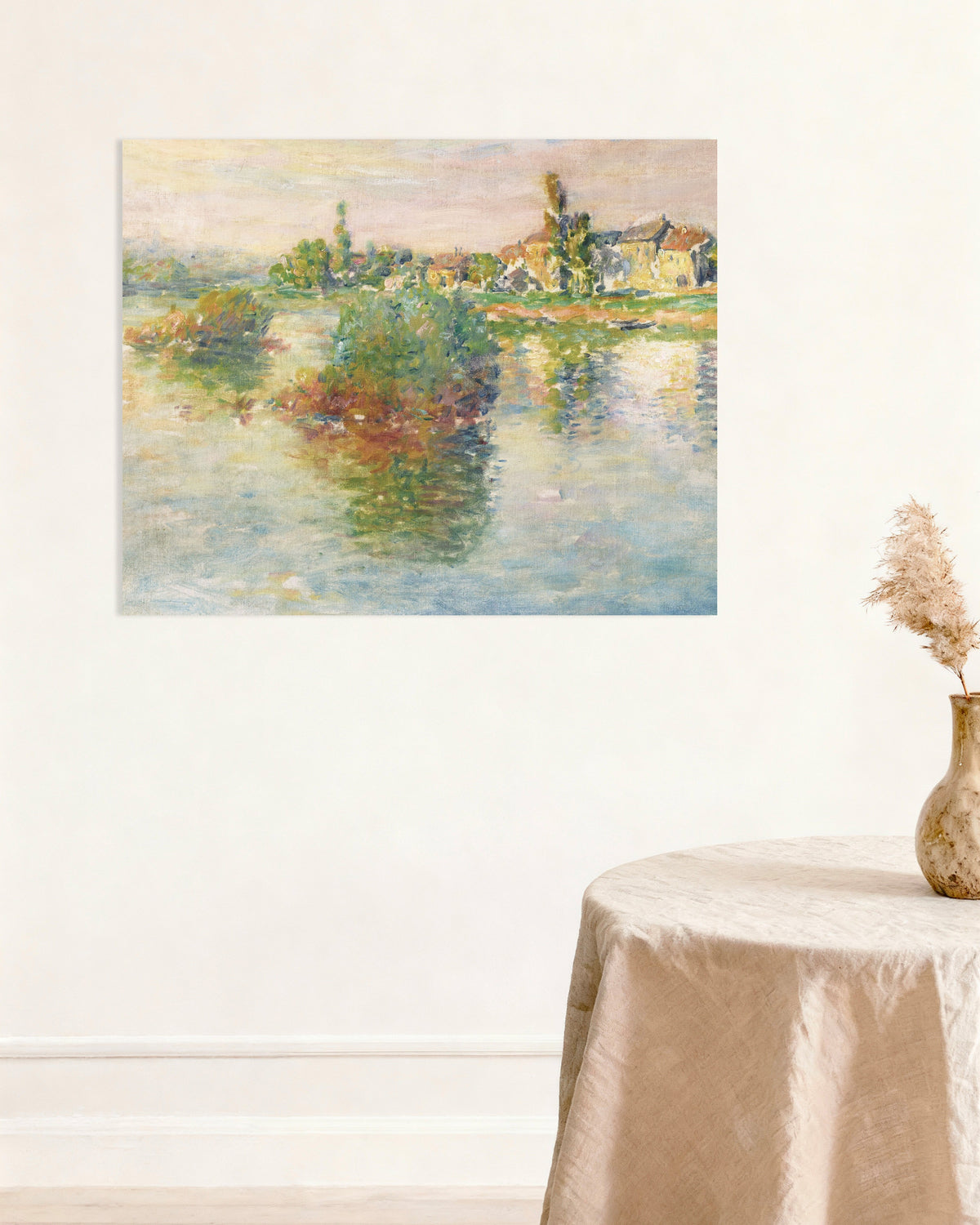 Plakat Sekwana w Lavacourt (1879), Claude Monet