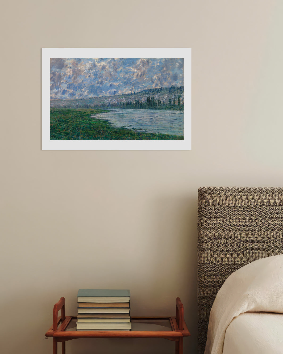 Plakat Sekwana w Vétheuil (1880), Claude Monet