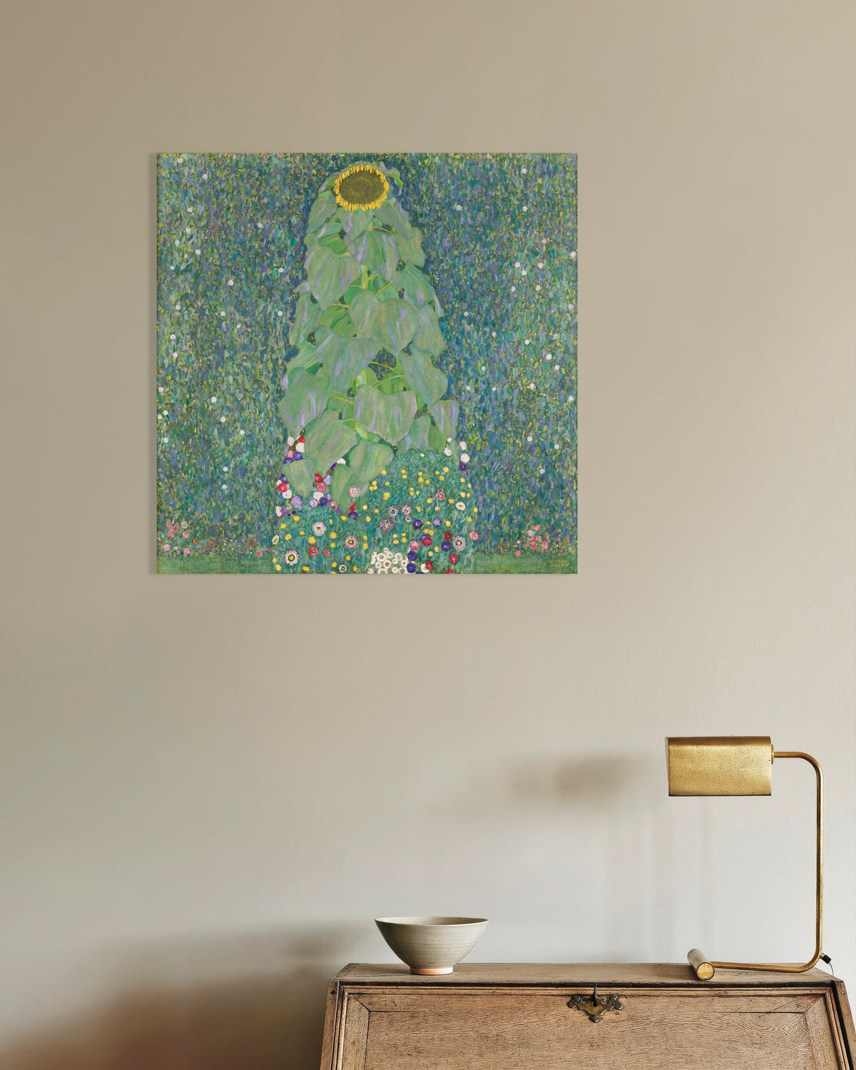 Plakat Słonecznik (1907–1908), Gustav Klimt