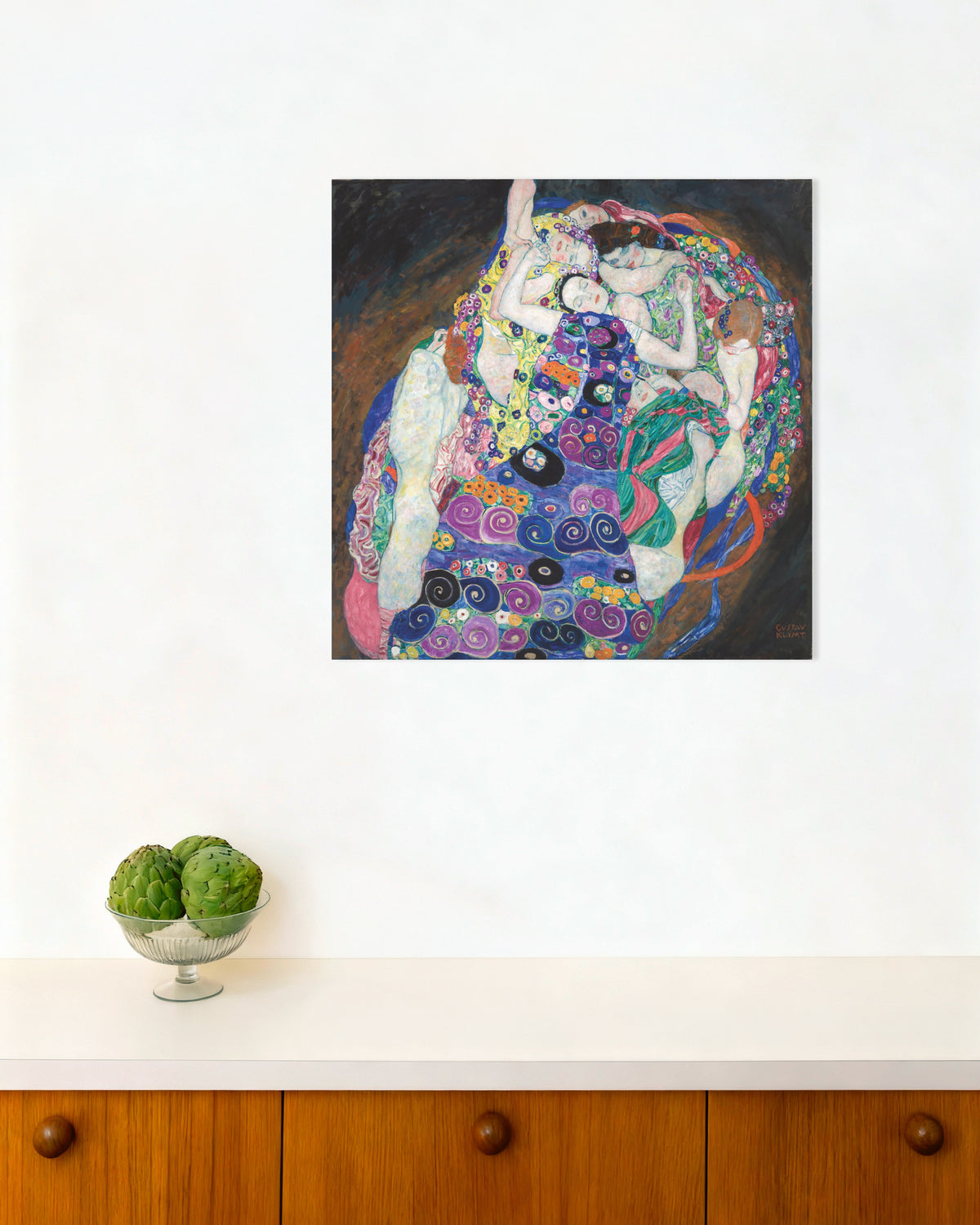 Plakat Dziewica (1913), Gustav Klimt