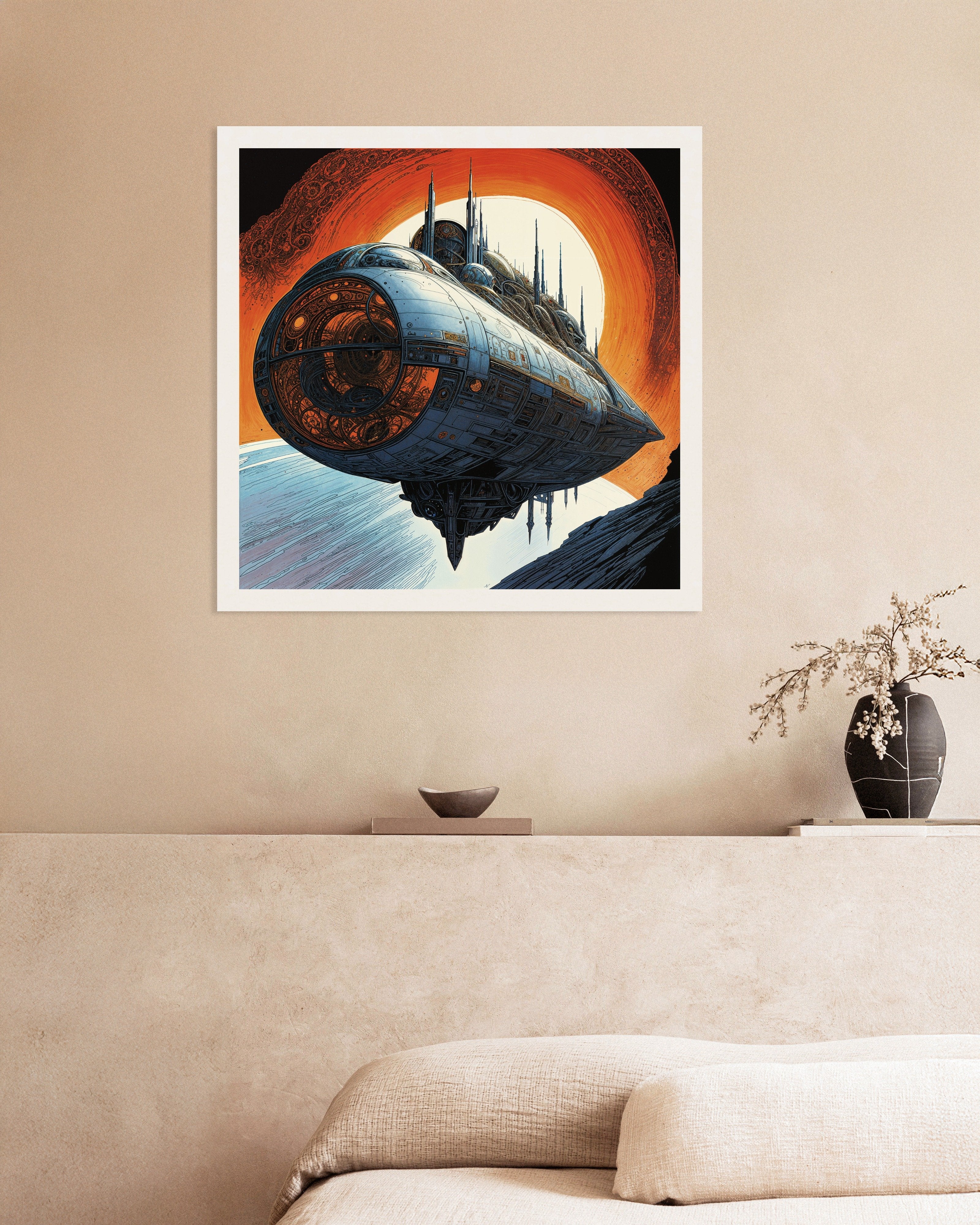 Poster of Through Space and Time Starship Poster