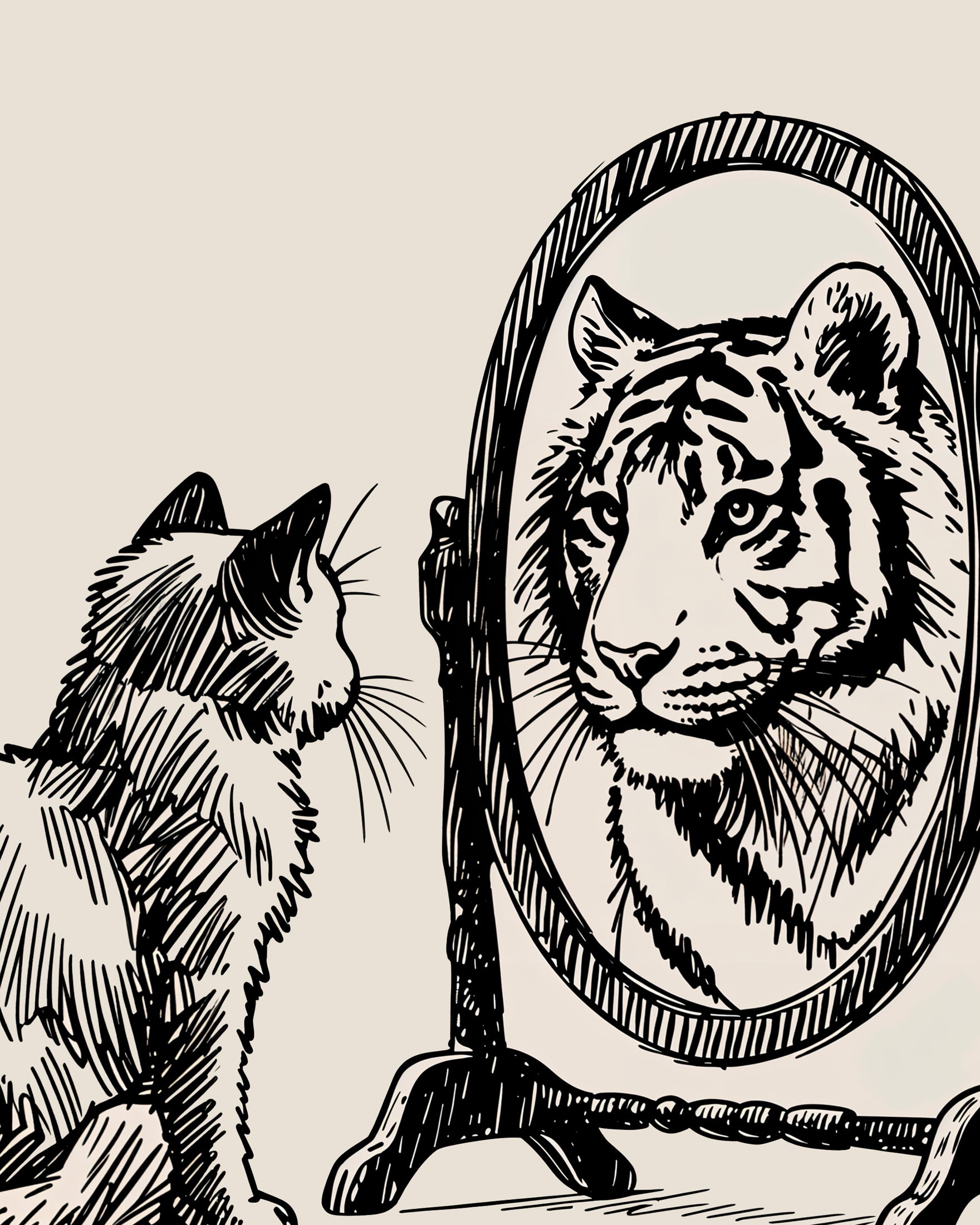 Motywacyjny Plakat Kot