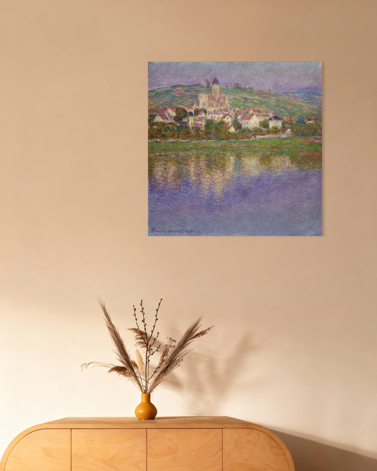 Plakat Vétheuil (1901), Claude Monet