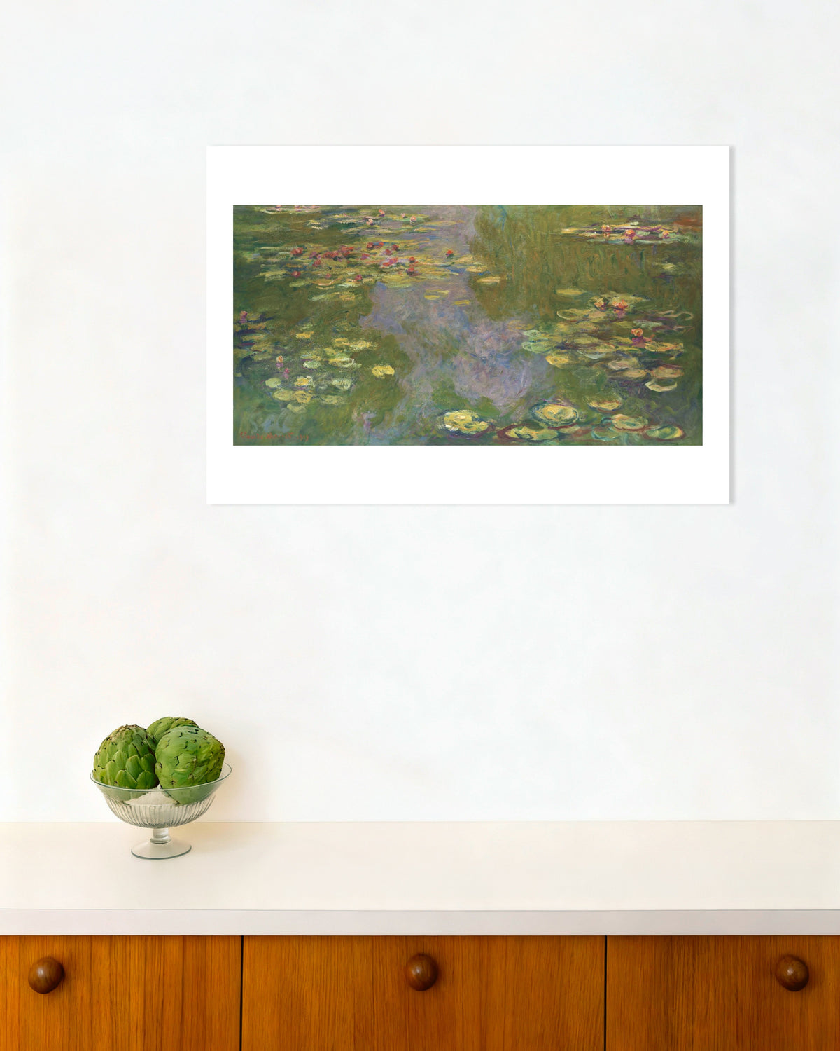 Plakat Nenufary (1919), Claude Monet