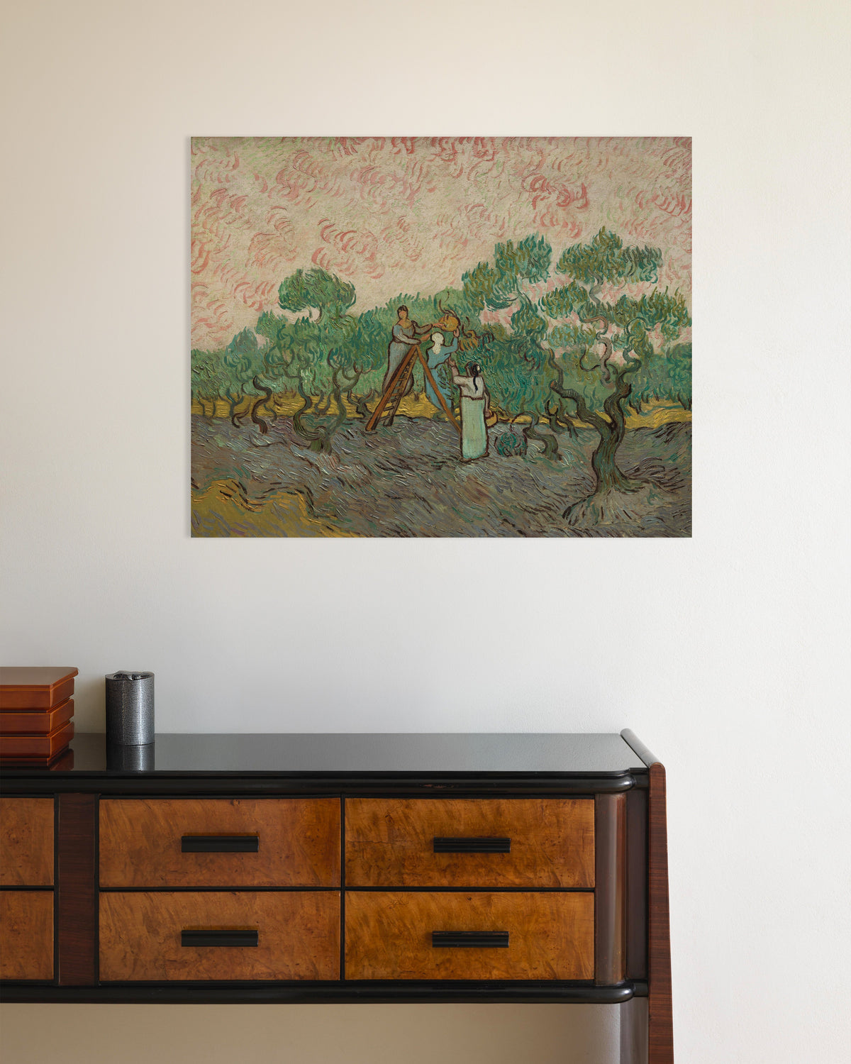 Plakat „Kobiety zbierające oliwki (1889), Vincent van Gogh”