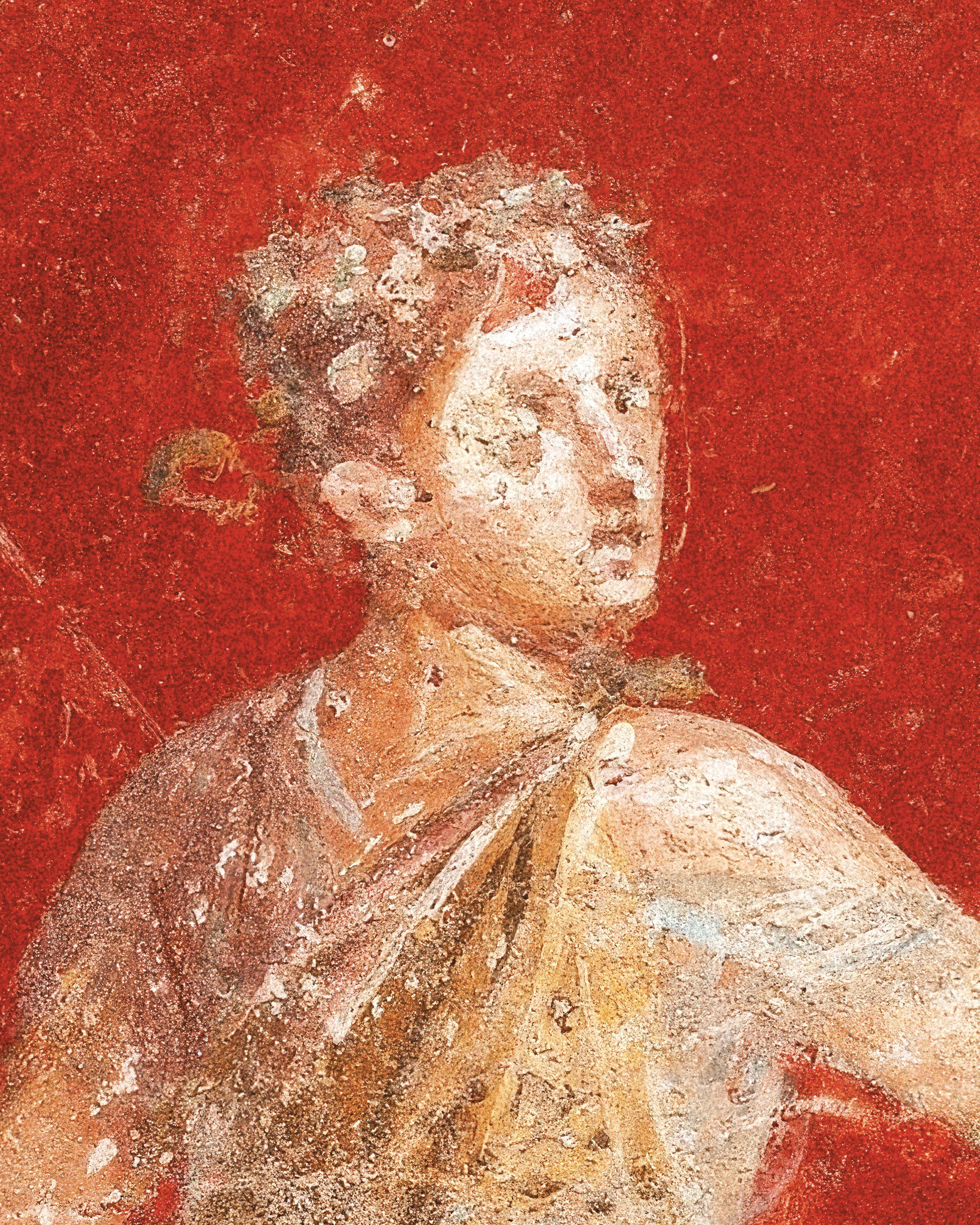 Plakat z freskiem Latającej Menady