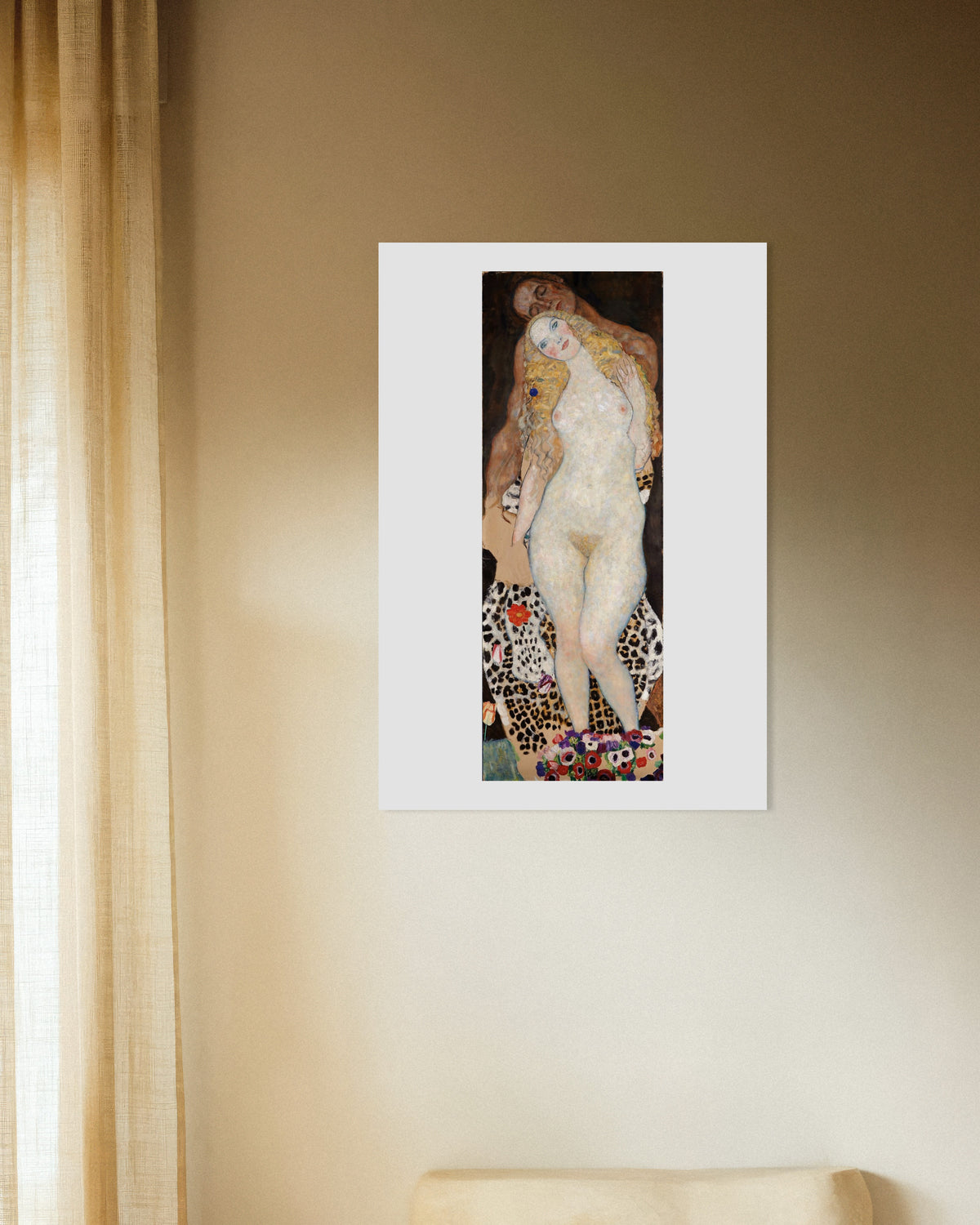 Plakat Adam i Ewa (1917–1918), Gustav Klimt