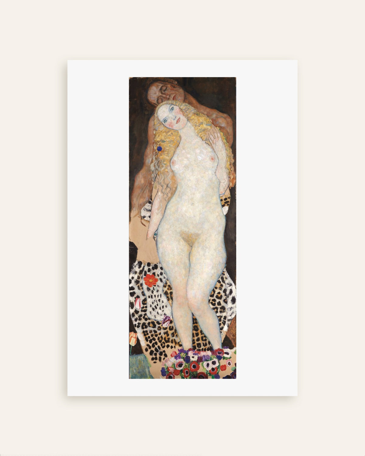 Plakat Adam i Ewa (1917–1918), Gustav Klimt, miniatura