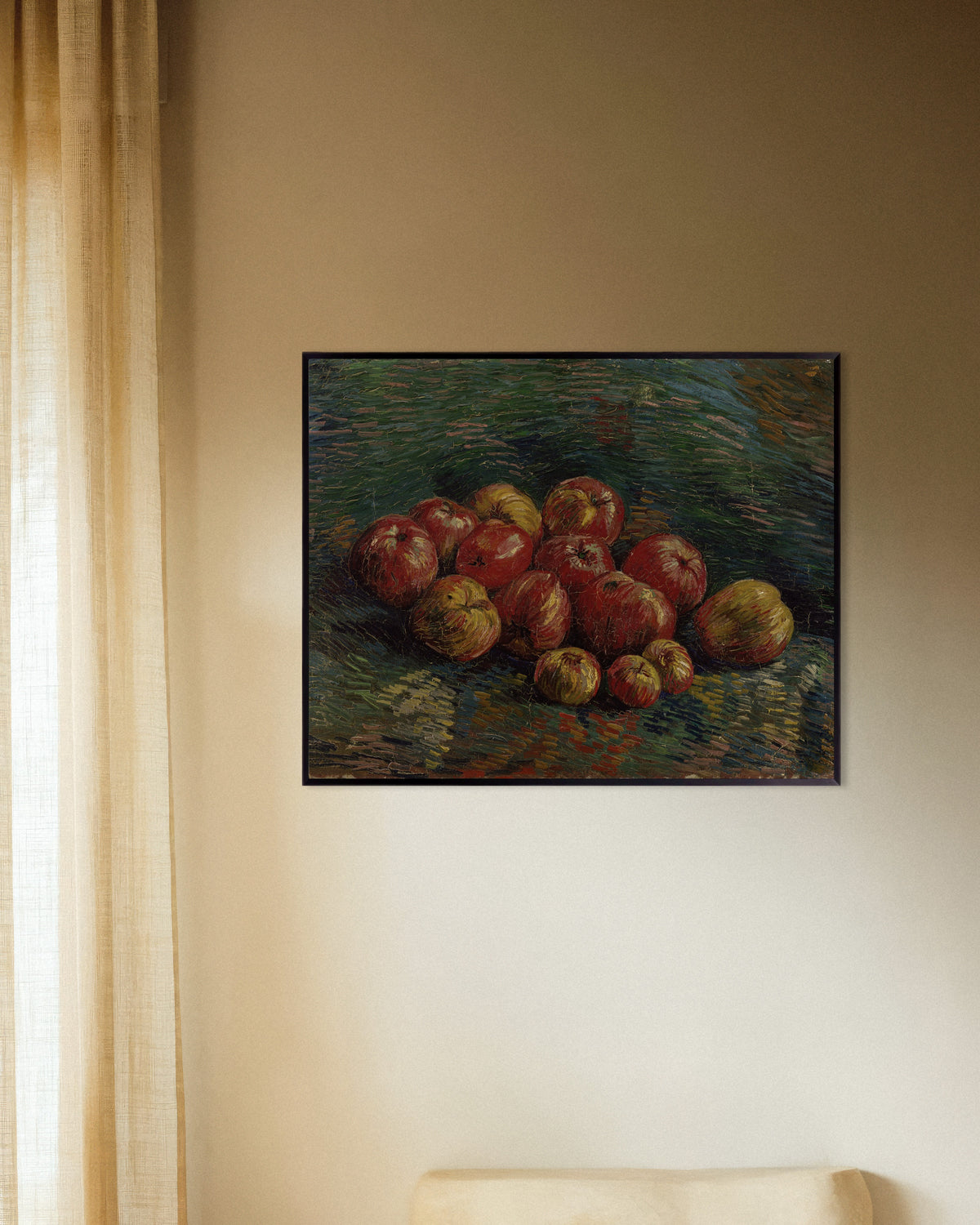 Plakat „Jabłka (1887) Vincenta van Gogha” w metalowej ramie