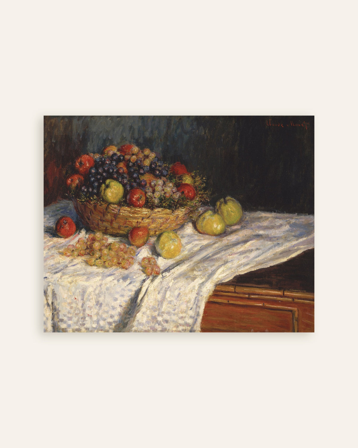 Plakat Jabłka i winogrona (1879–1880), Claude Monet, miniatura