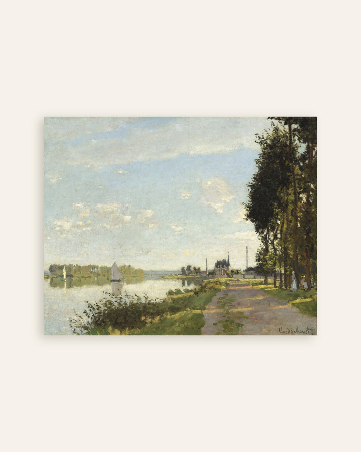 Plakat Argenteuil (ok. 1872), Claude Monet, miniatura