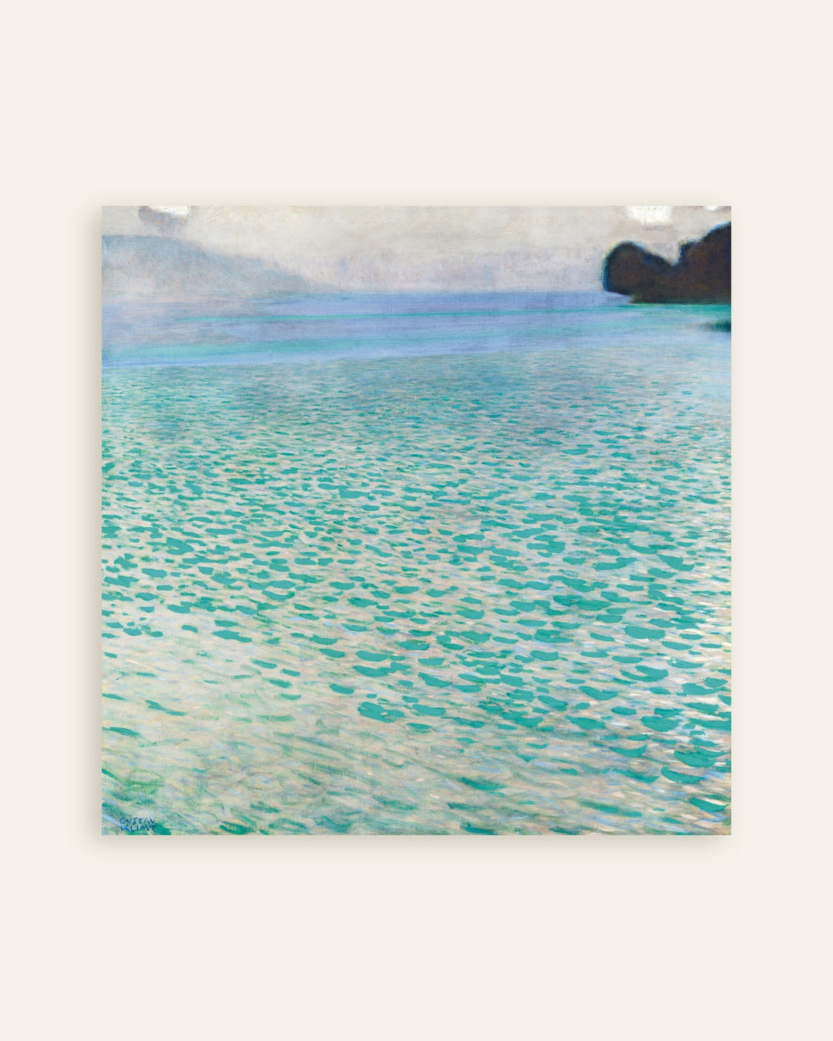 Plakat Attersee (1900), Gustav Klimt, miniatura