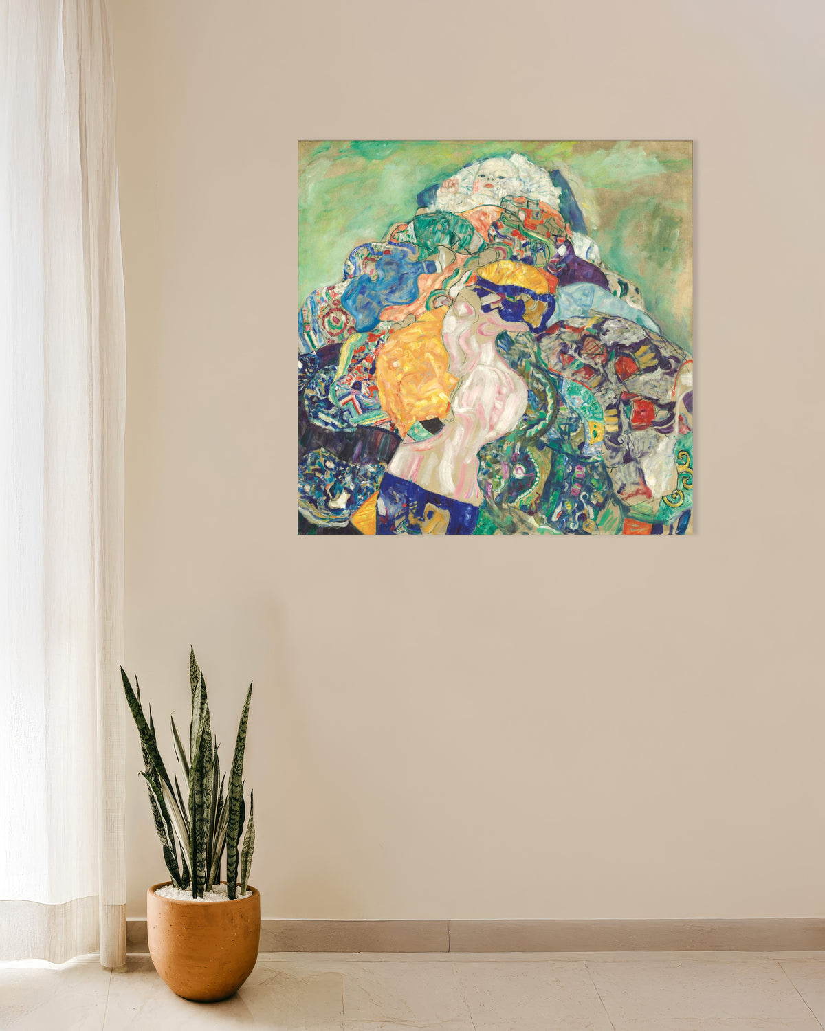 Plakat Niemowlę (Kołyska) (1917–1918), Gustav Klimt