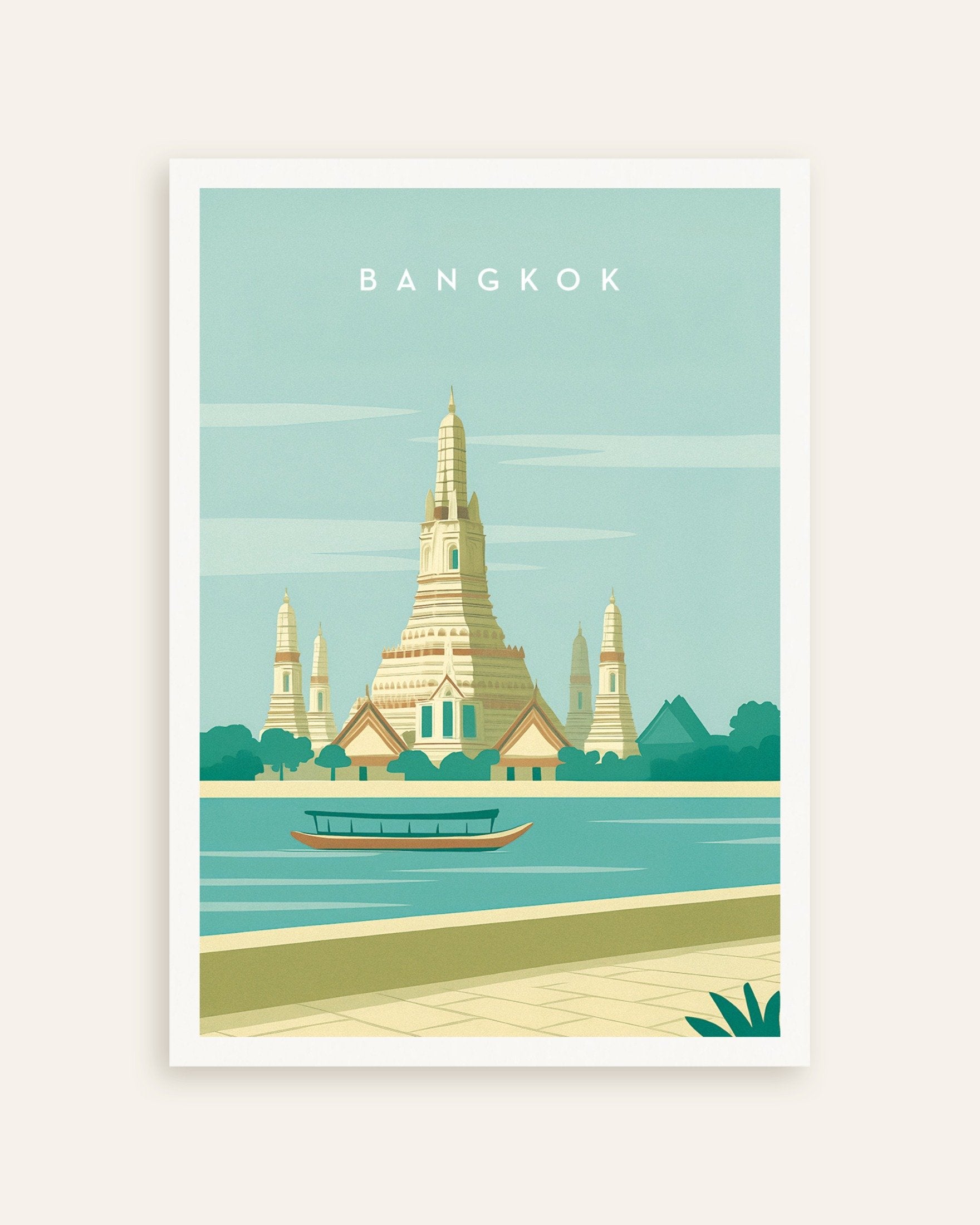 Poster of Bangkok Wall Art Print, thumbnail