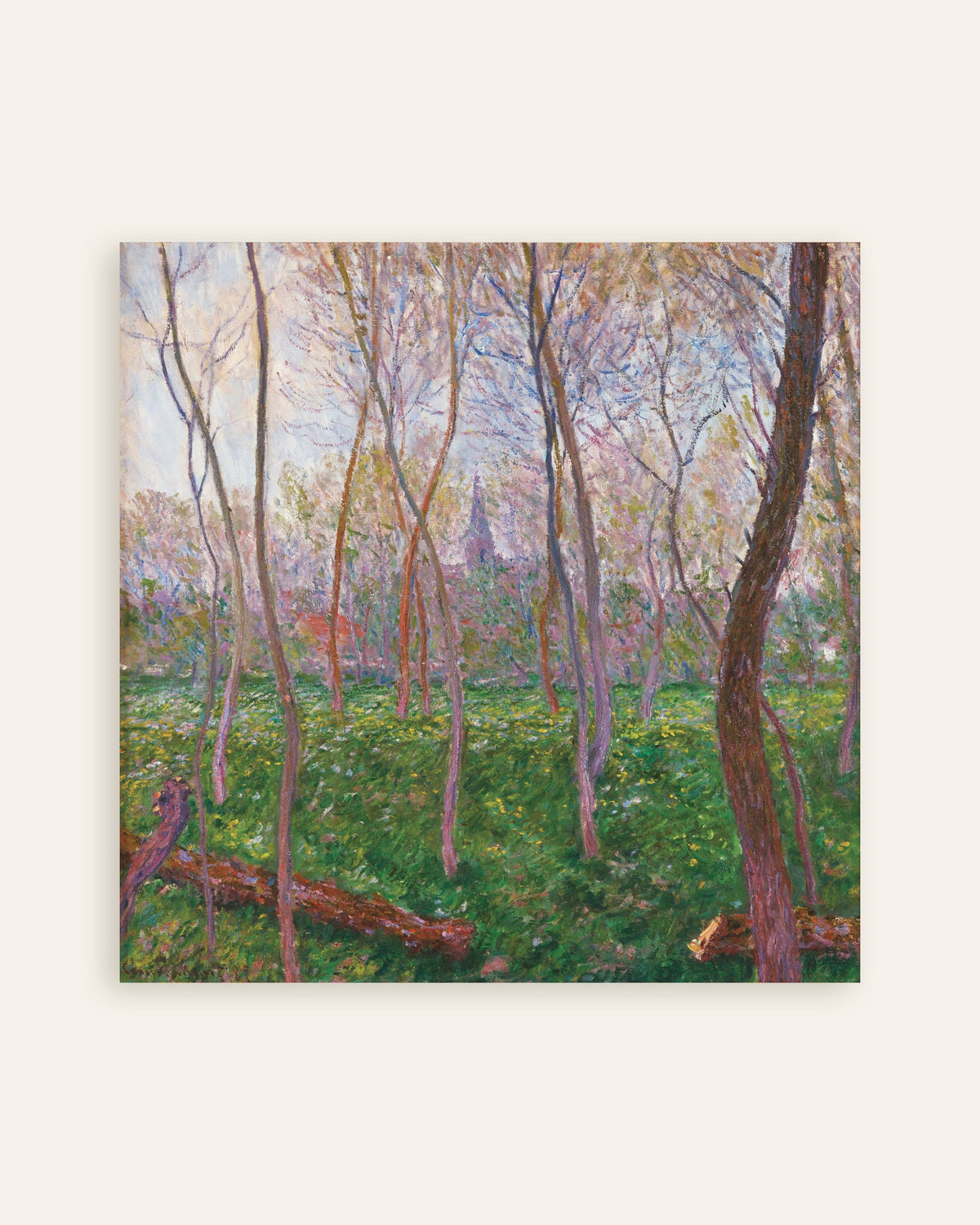 Plakat Bennecourt (1887), Claude Monet, miniatura
