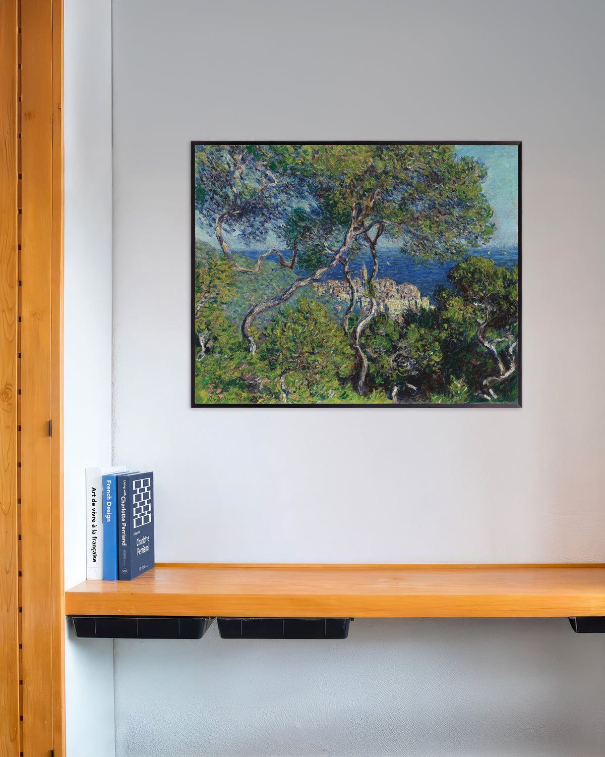 Plakat Bordighera (1884), Claude Monet, w metalowej ramie