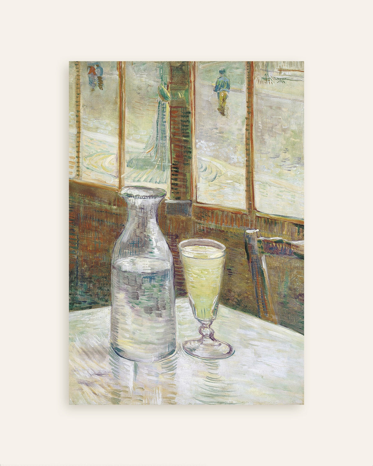 Plakat „Stolik kawiarniany z absyntem (1887), Vincent van Gogh”, miniatura