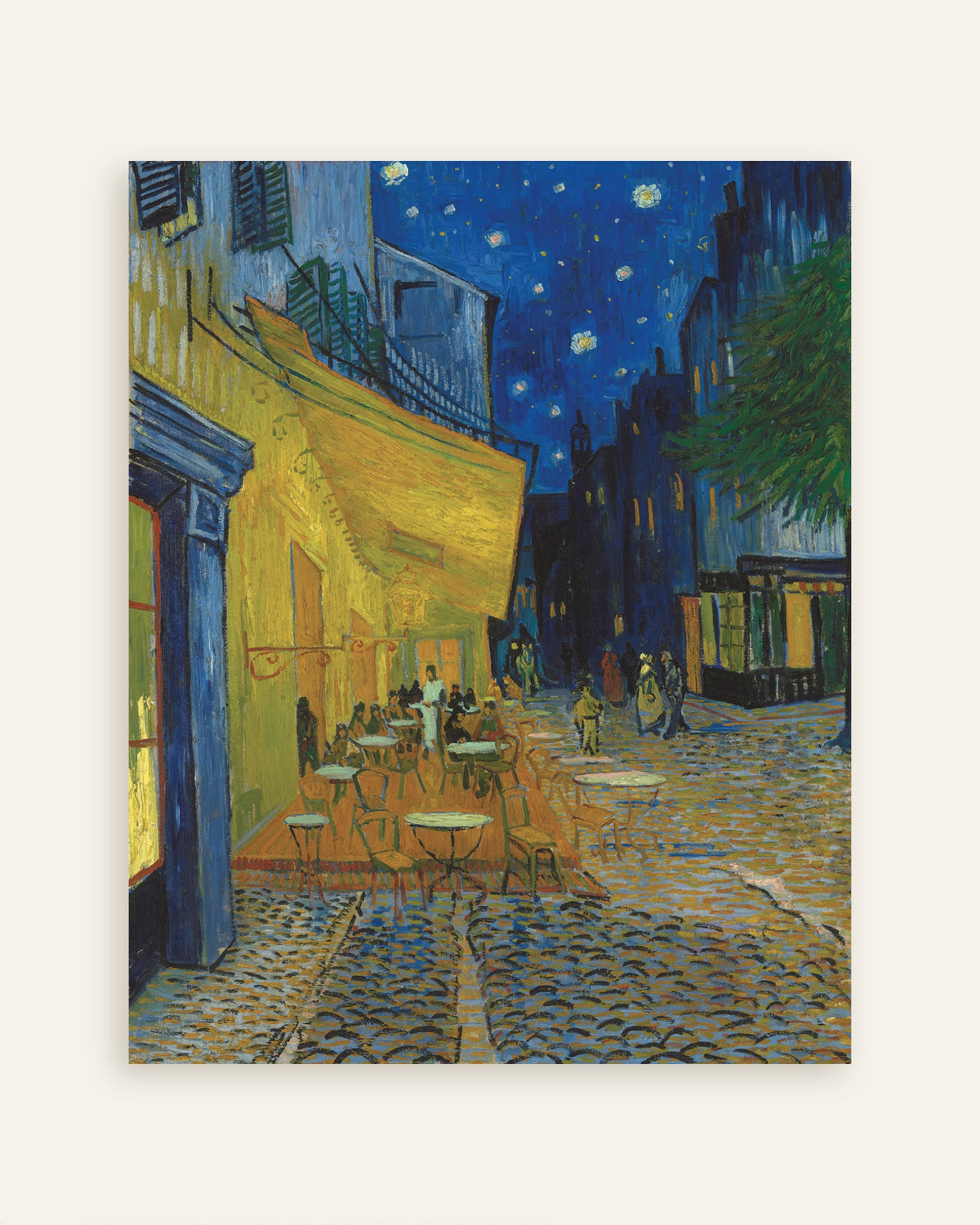 Plakat „Taras kawiarni w nocy” (1888), Vincent van Gogh, miniatura
