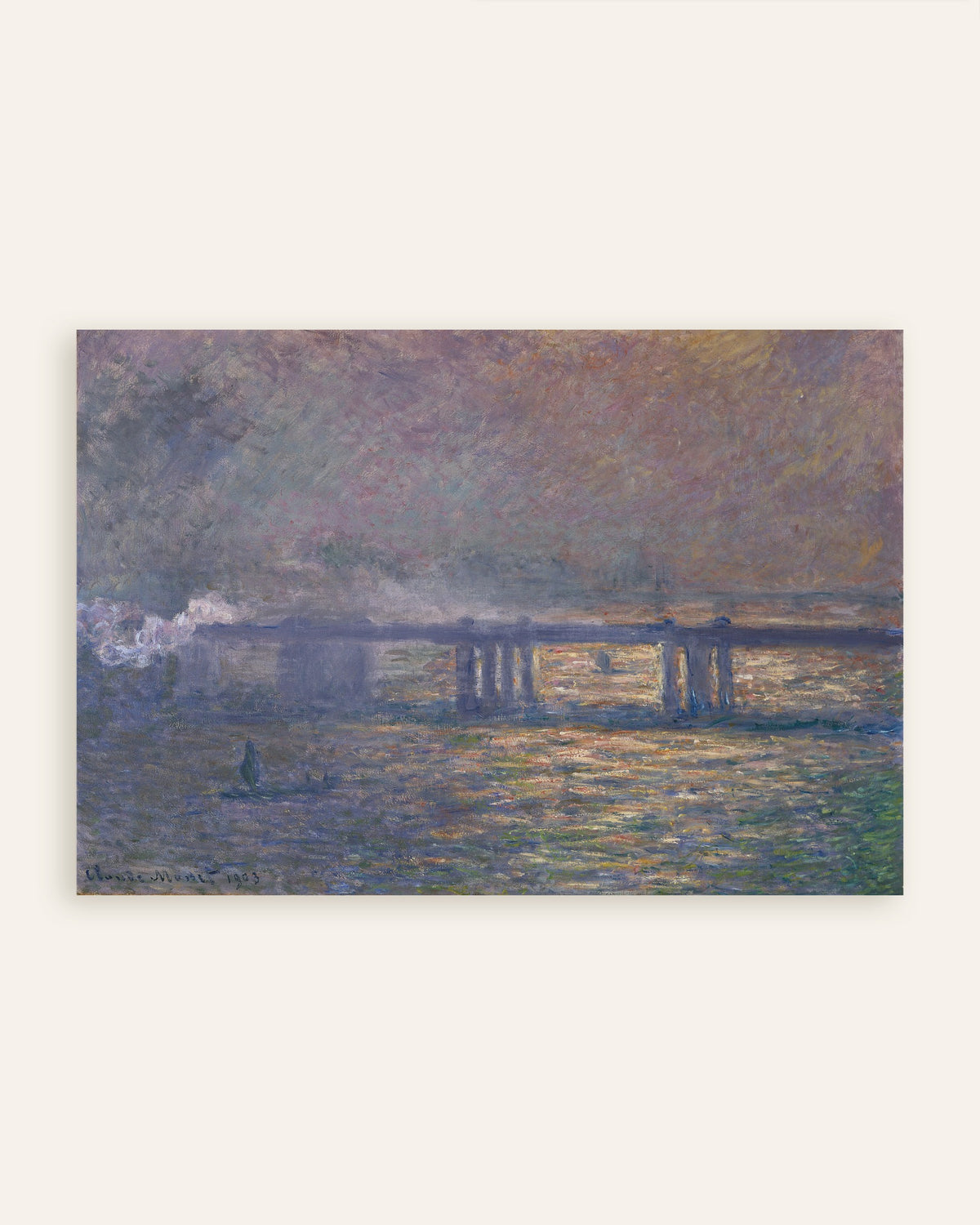 Plakat Most Charing Cross (1903), Claude Monet, miniatura