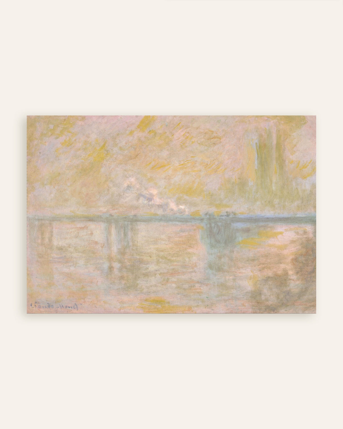 Plakat Most Charing Cross w Londynie (ok. 1902), Claude Monet, miniatura