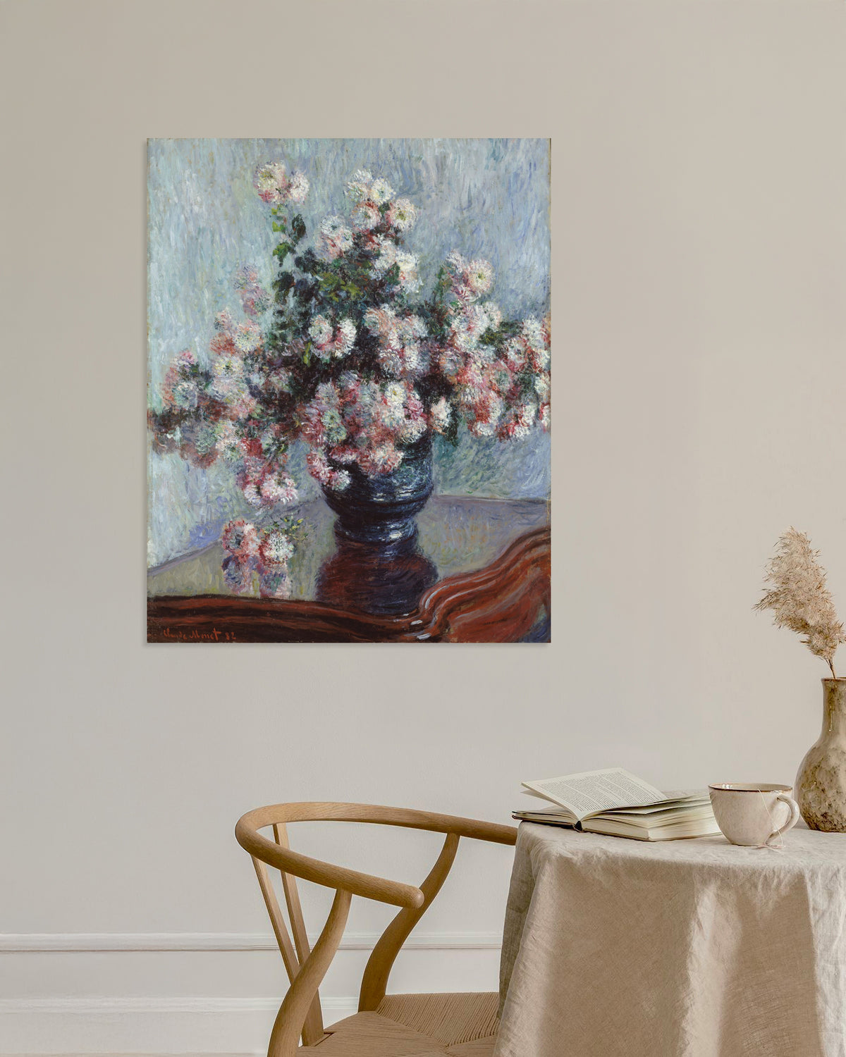 Plakat Chryzantemy (1882), Claude Monet