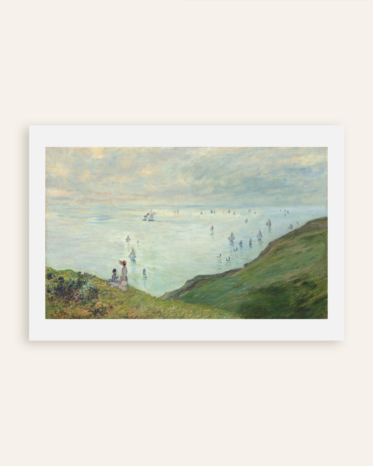 Plakat Klify w Pourville (1882), Claude Monet, miniatura