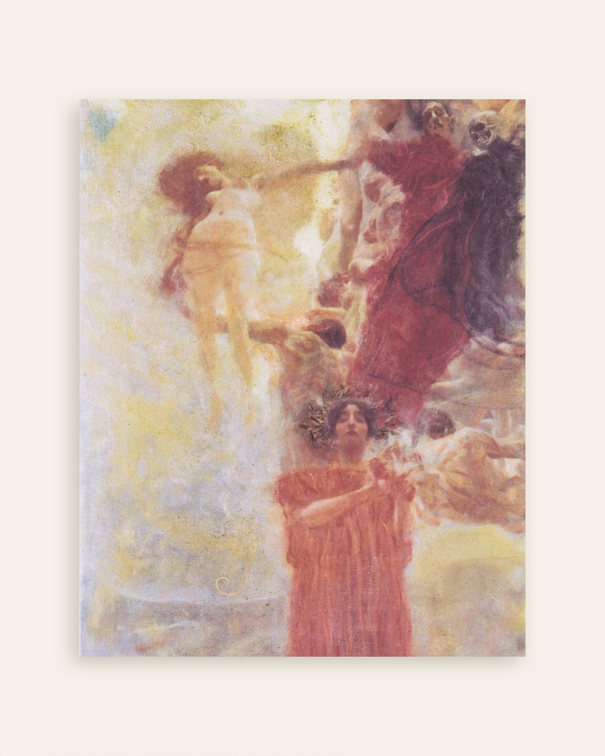 Plakat Szkic kompozycyjny do Medycyny (1897–1898), Gustav Klimt, miniatura