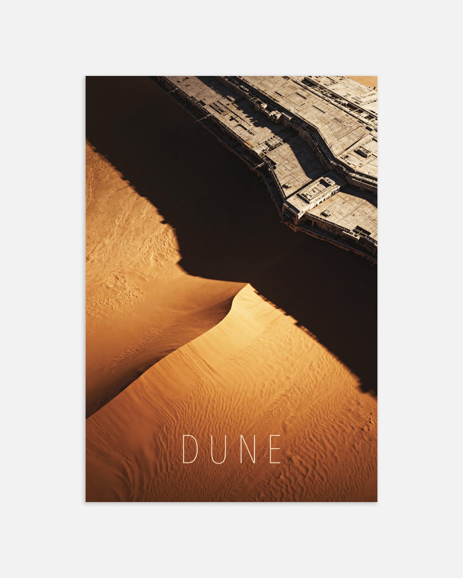 Poster of Desert Ship Poster, Sci-Fi Sand Dune Art Print, thumbnail