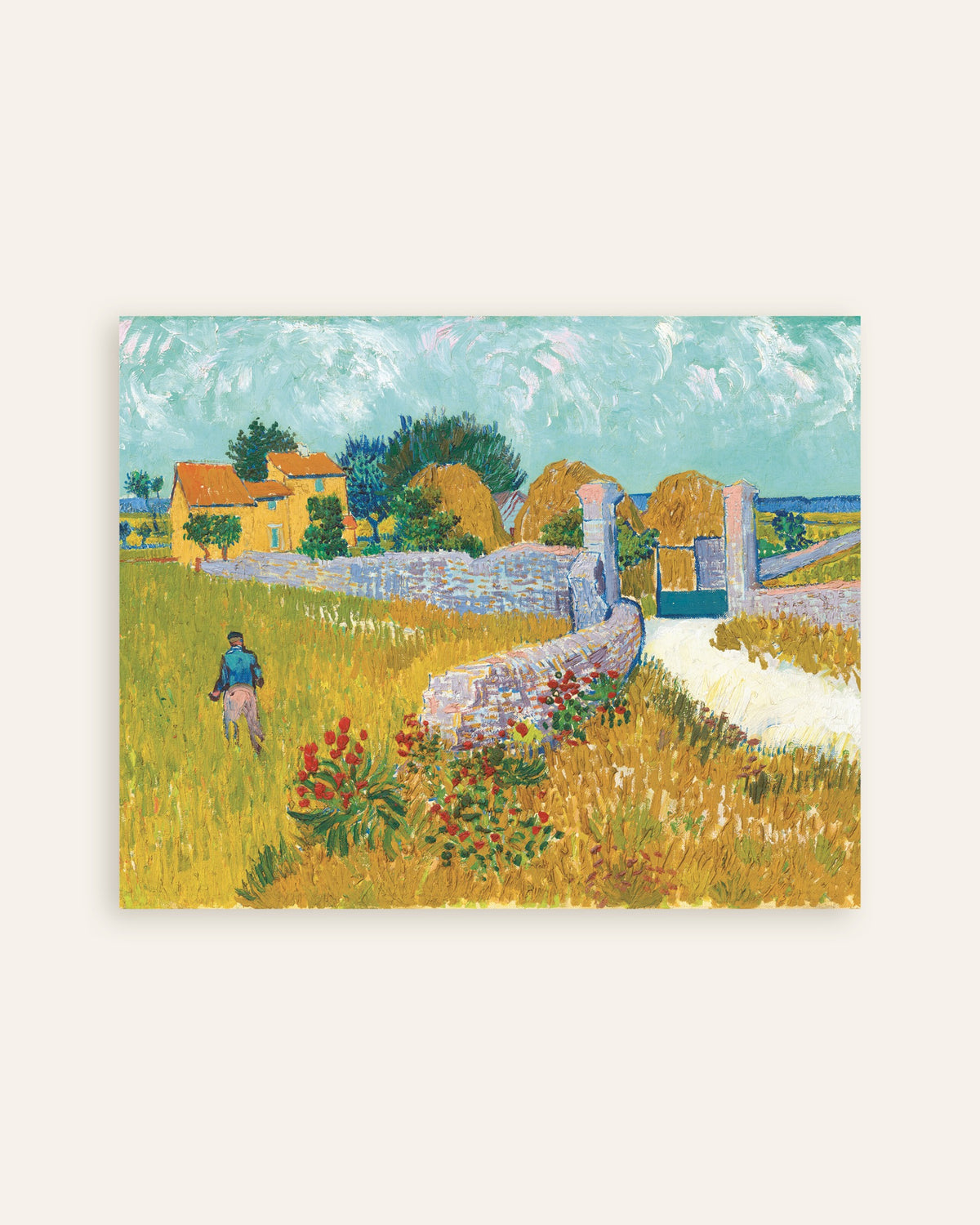 Plakat „Gospodarstwo w Prowansji (1888), Vincent van Gogh”, miniatura