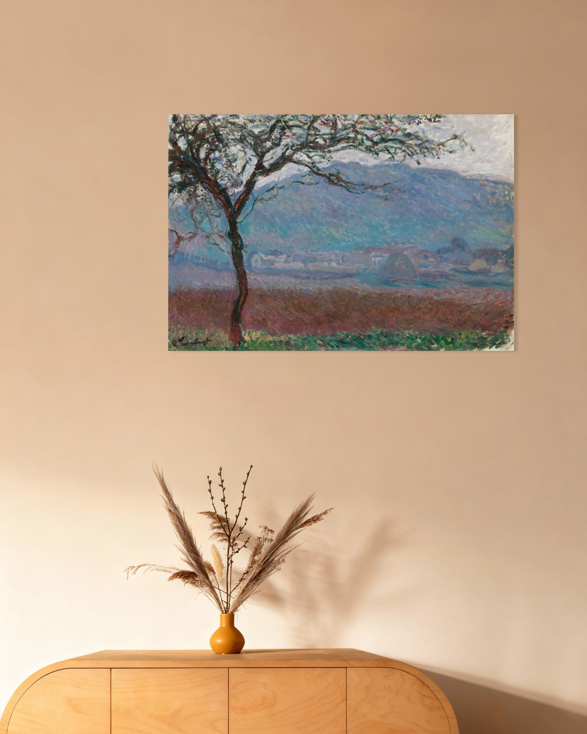 Plakat Pole w Giverny (1887), Claude Monet