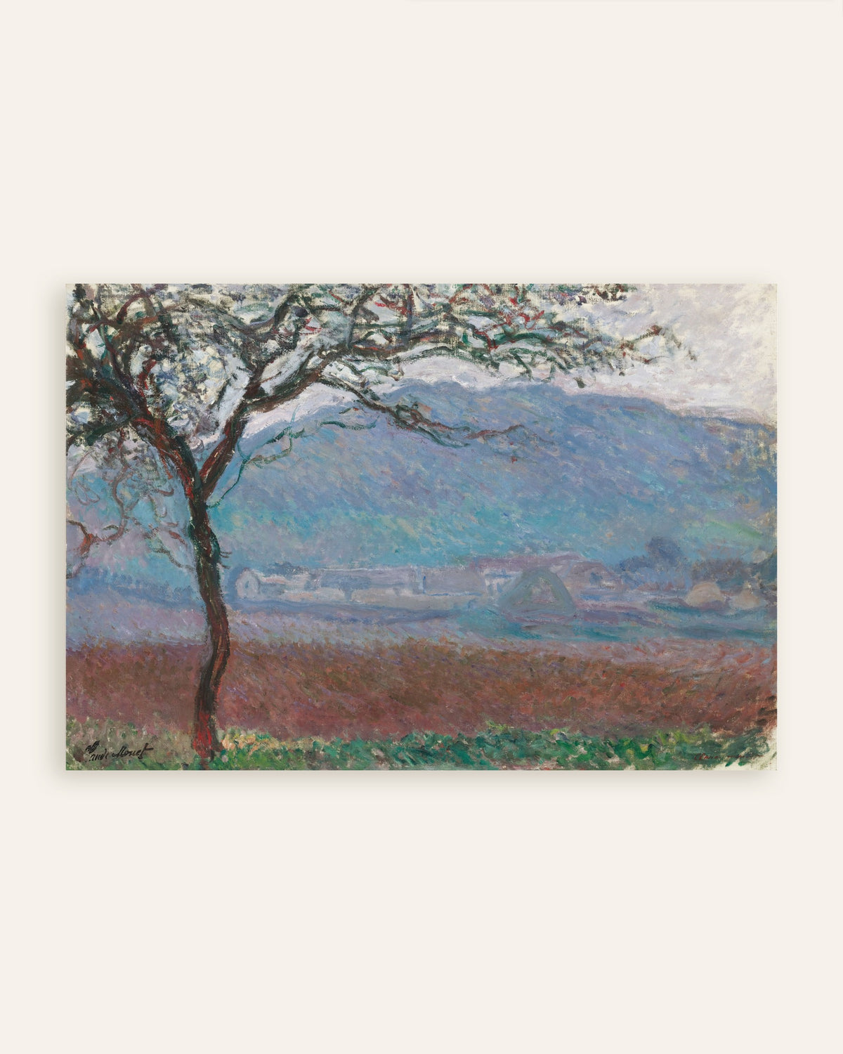 Plakat Pole w Giverny (1887), Claude Monet, miniatura