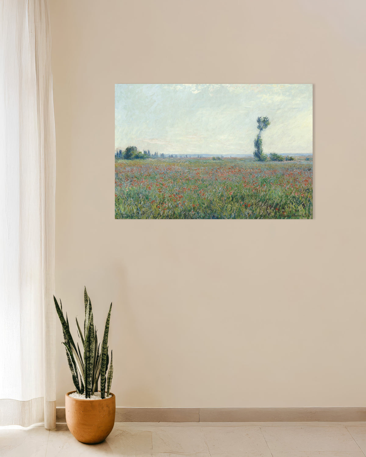 Plakat Pole maków, Claude Monet