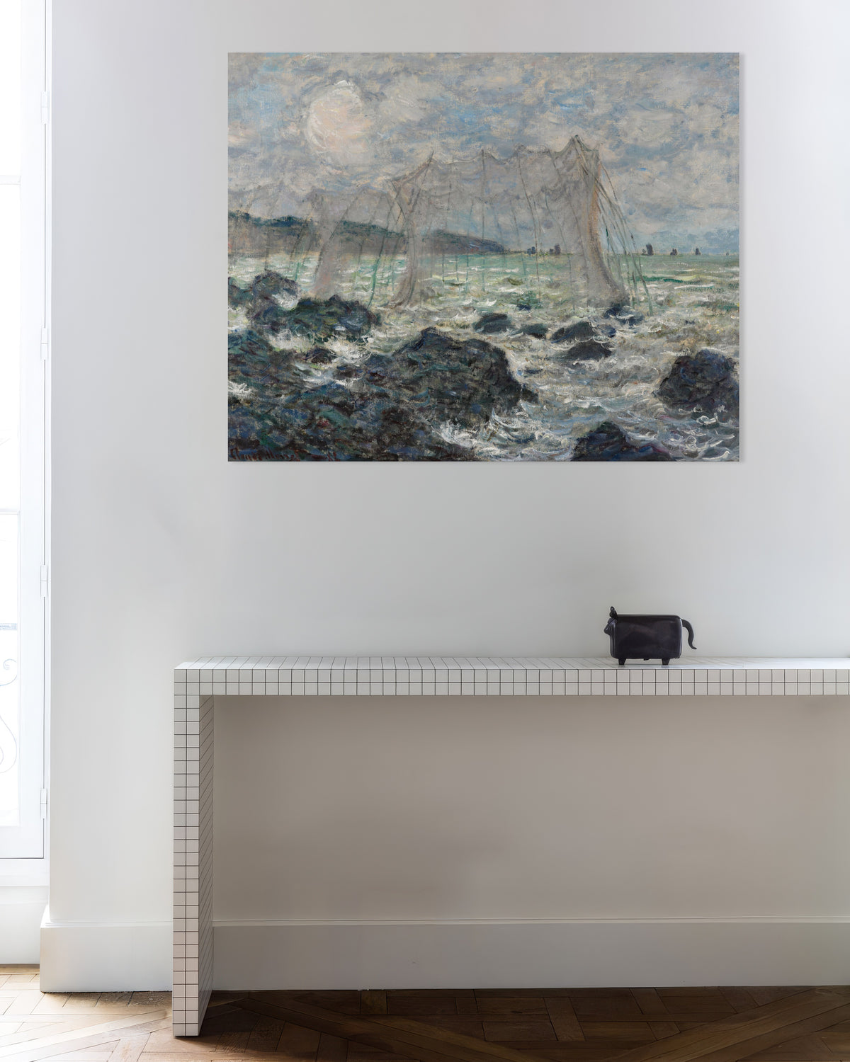Plakat Sieci rybackie w Pourville (1882), Claude Monet
