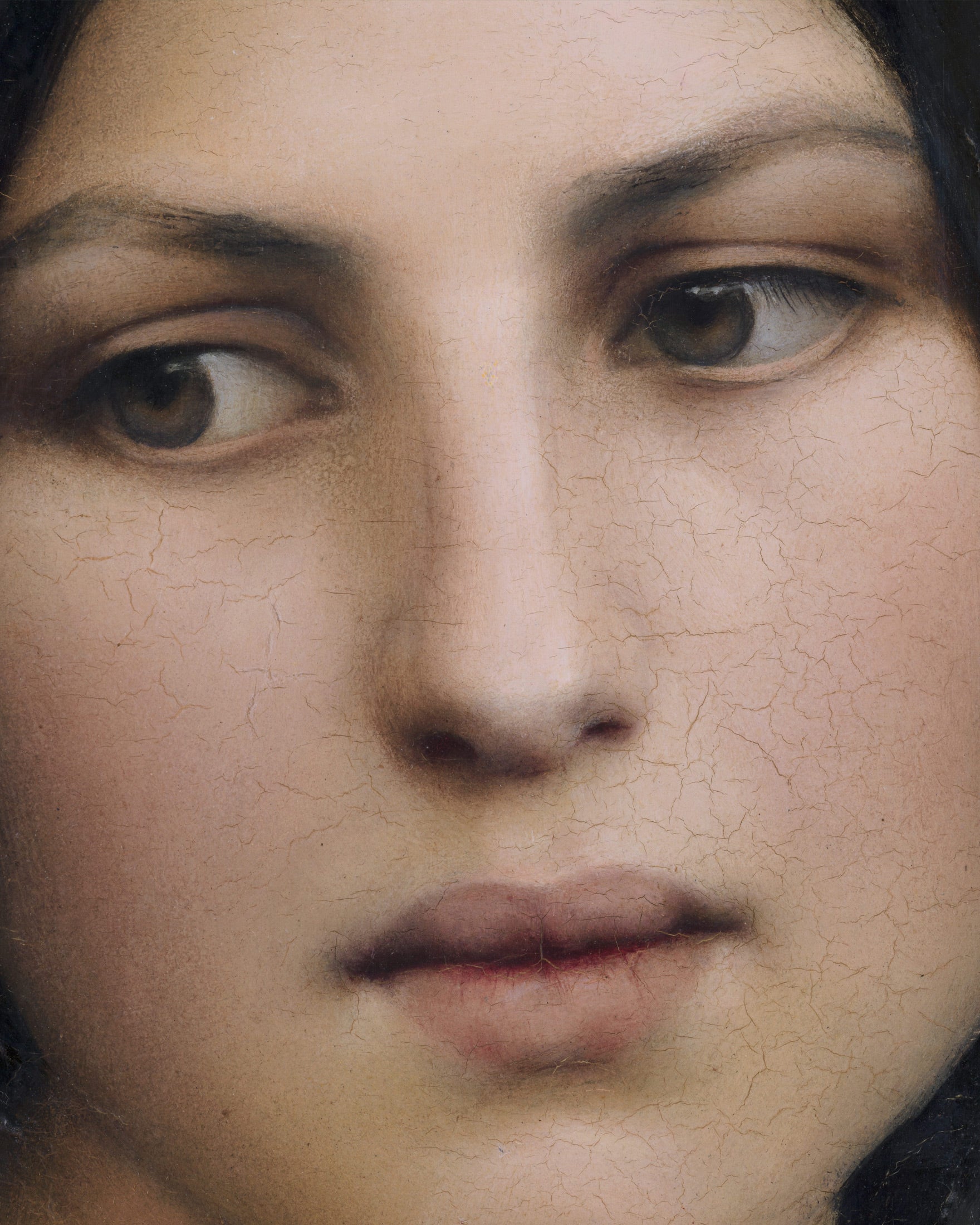 Louis Janmot "Fleur des Champs" Detal portretu Plakat