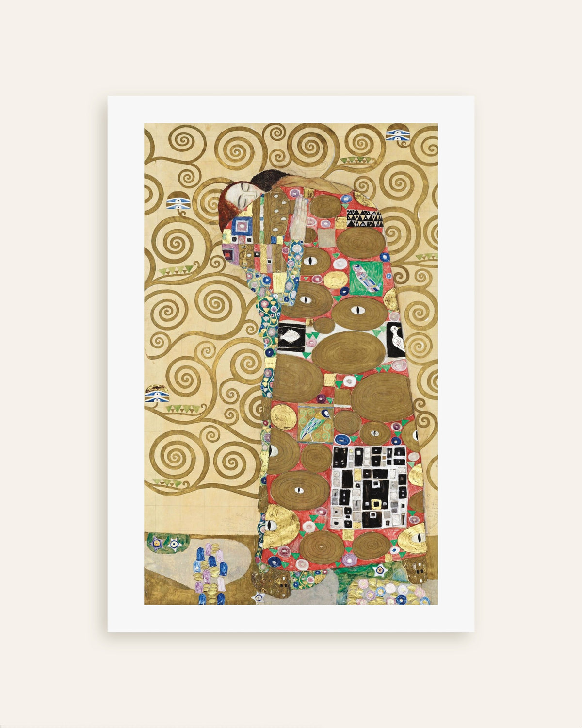 Plakat „Spełnienie, Fryz Stoclet (1910–1911), Gustav Klimt”, miniatura