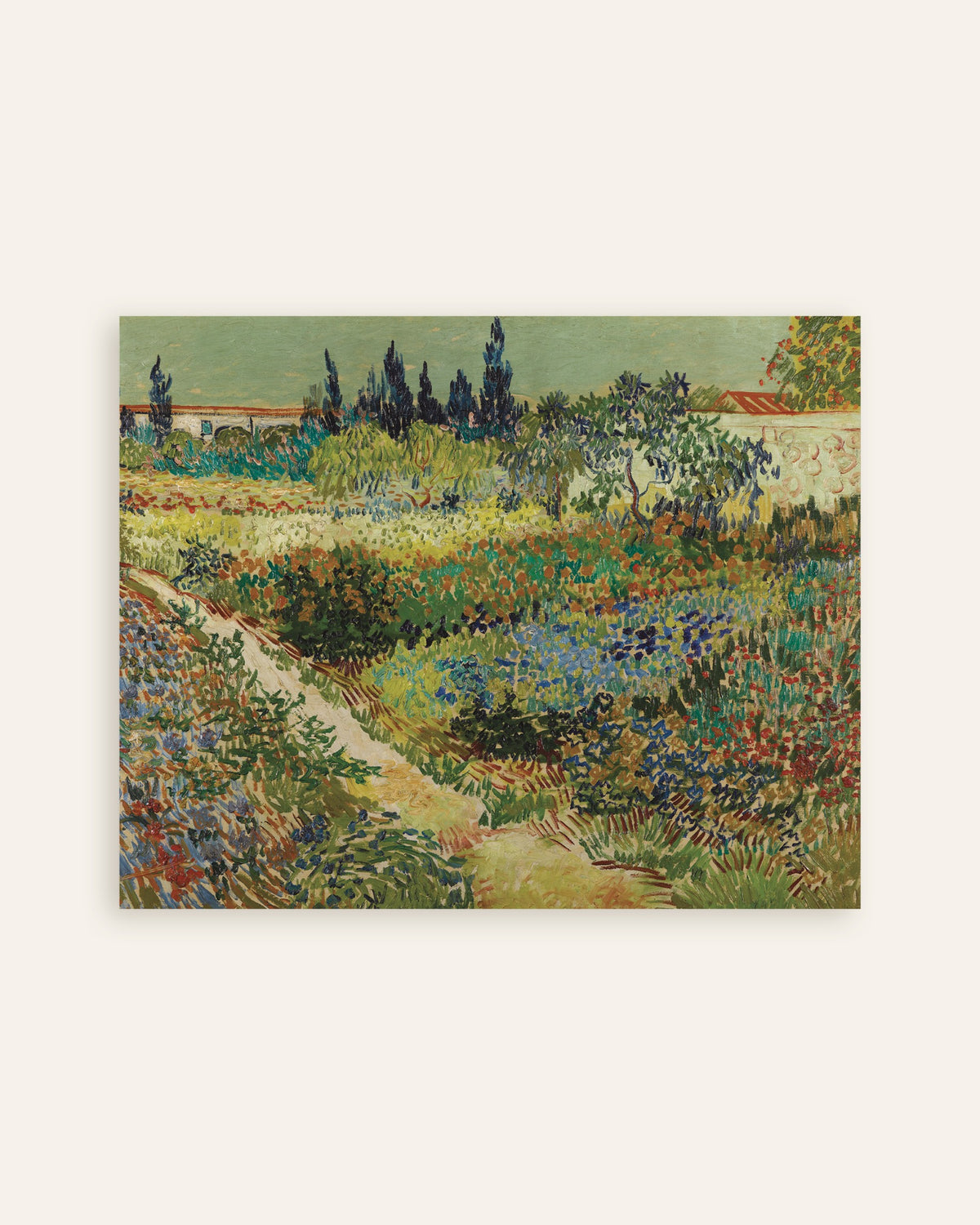 Plakat Ogród w Arles (1888), Vincent van Gogh, miniatura