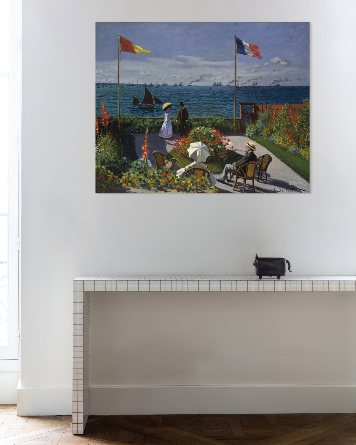 Plakat Ogród w Sainte-Adresse (1867), Claude Monet