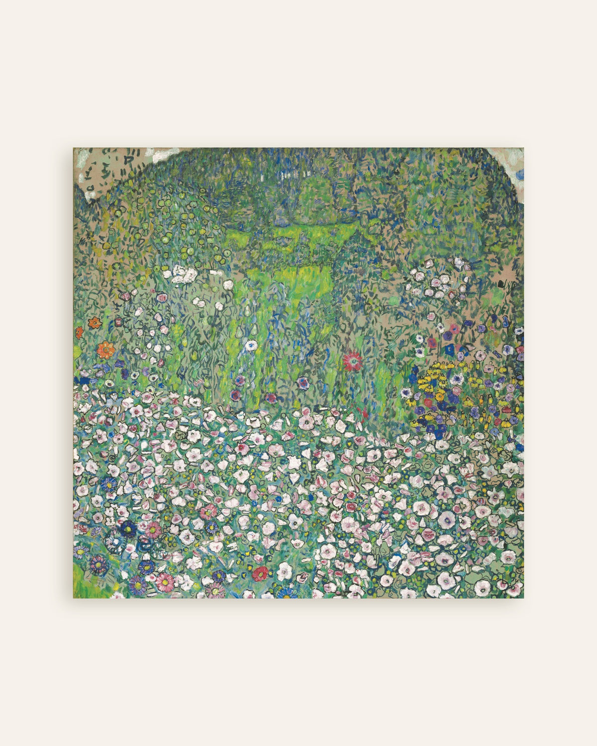 Plakat „Krajobraz ogrodowy ze wzgórzem (1916) Gustava Klimta”, miniatura
