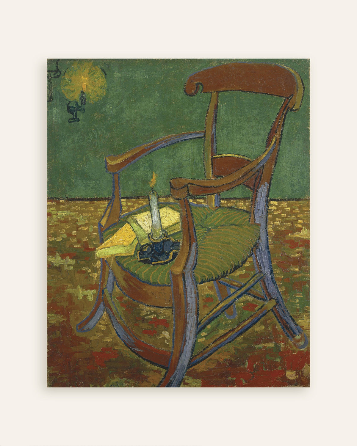 Plakat „Krzesło Gauguina (1888) Vincenta van Gogha”, miniatura