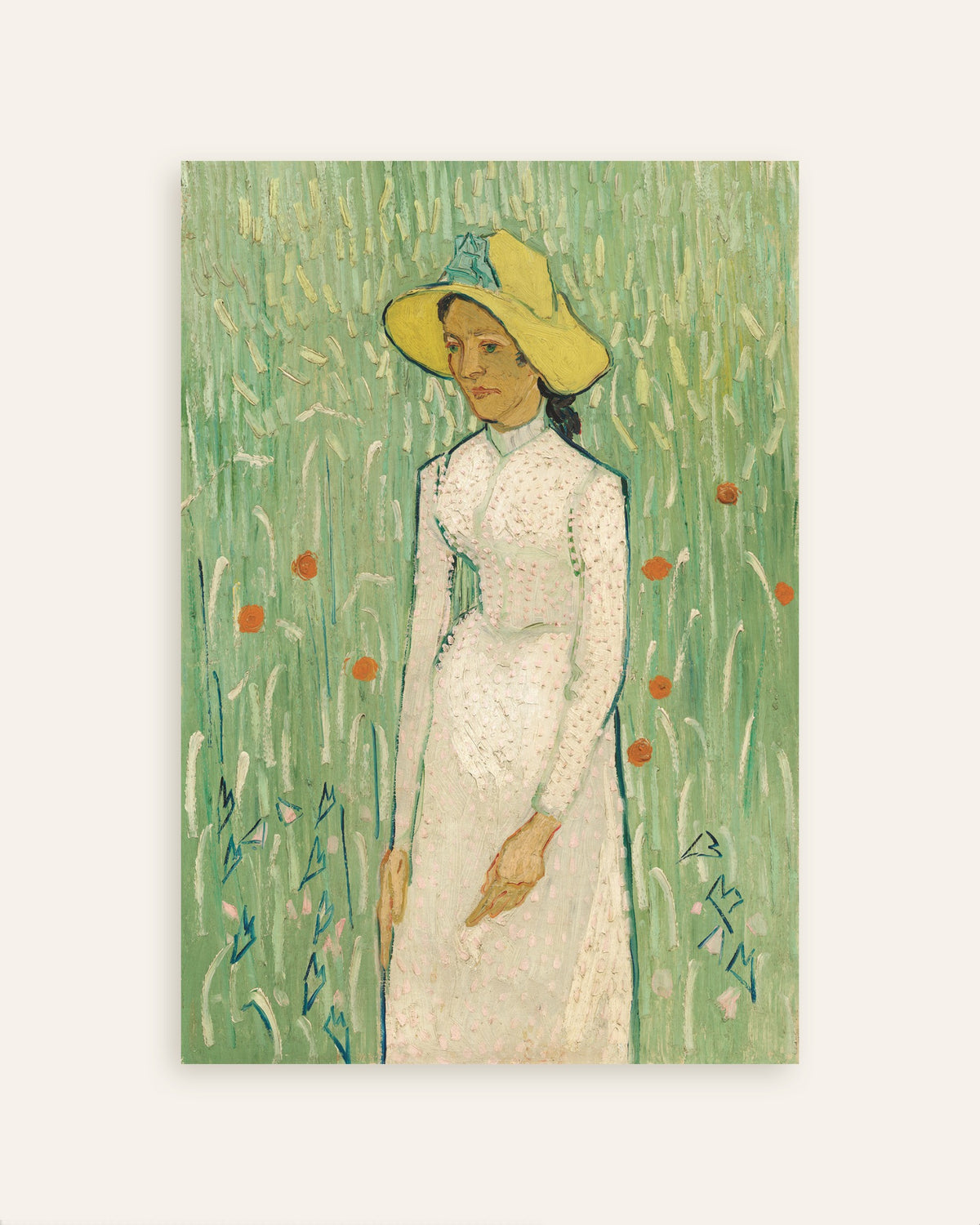 Plakat „Dziewczyna w bieli (1890), Vincent van Gogh”, miniatura