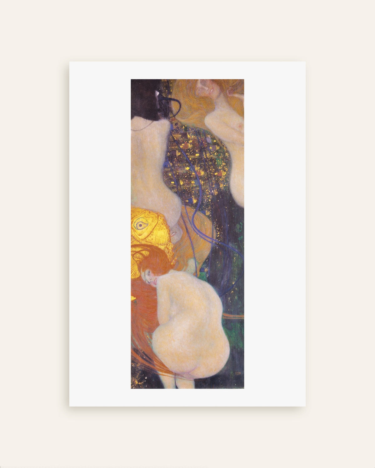 Plakat Złote rybki (1901–1902), Gustav Klimt, miniatura