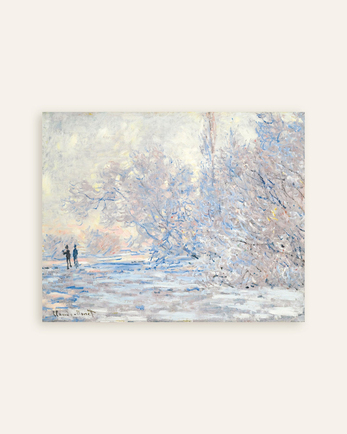 Plakat Szron w Giverny (1885), Claude Monet, miniatura