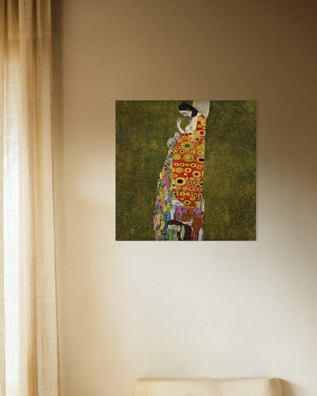 Plakat Nadzieja II (1907–1908), Gustav Klimt