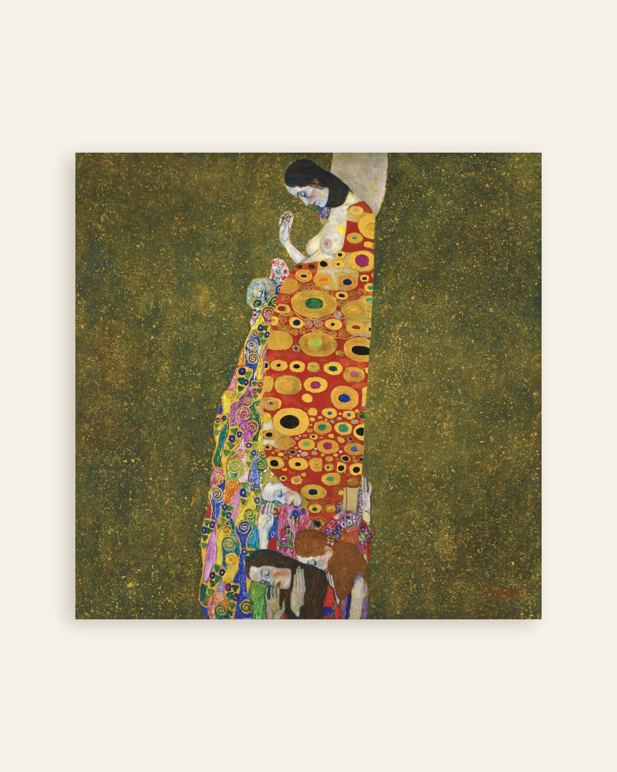Plakat Nadzieja II (1907–1908), Gustav Klimt, miniatura