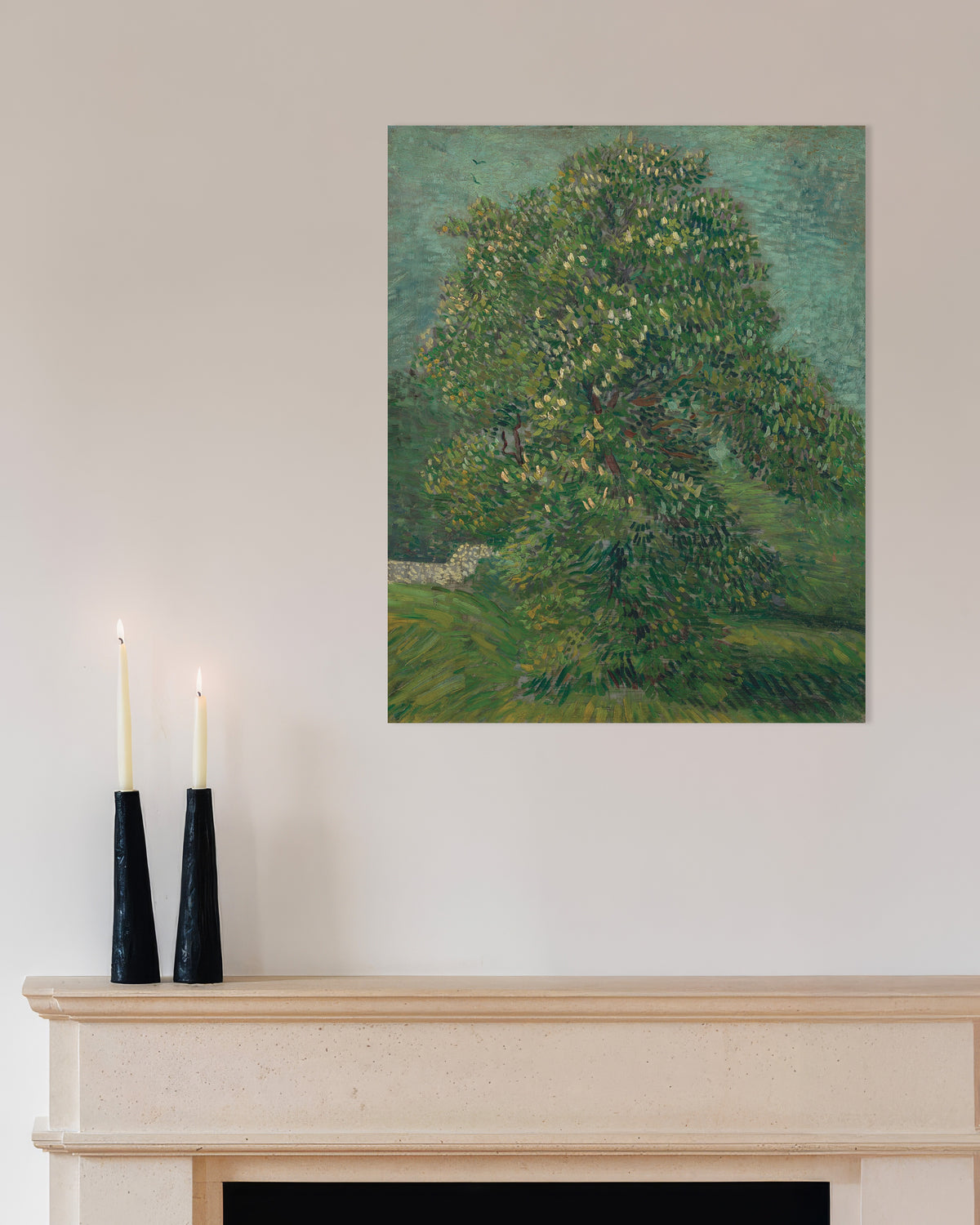Plakat „Kwitnący kasztanowiec (1887), Vincent van Gogh”
