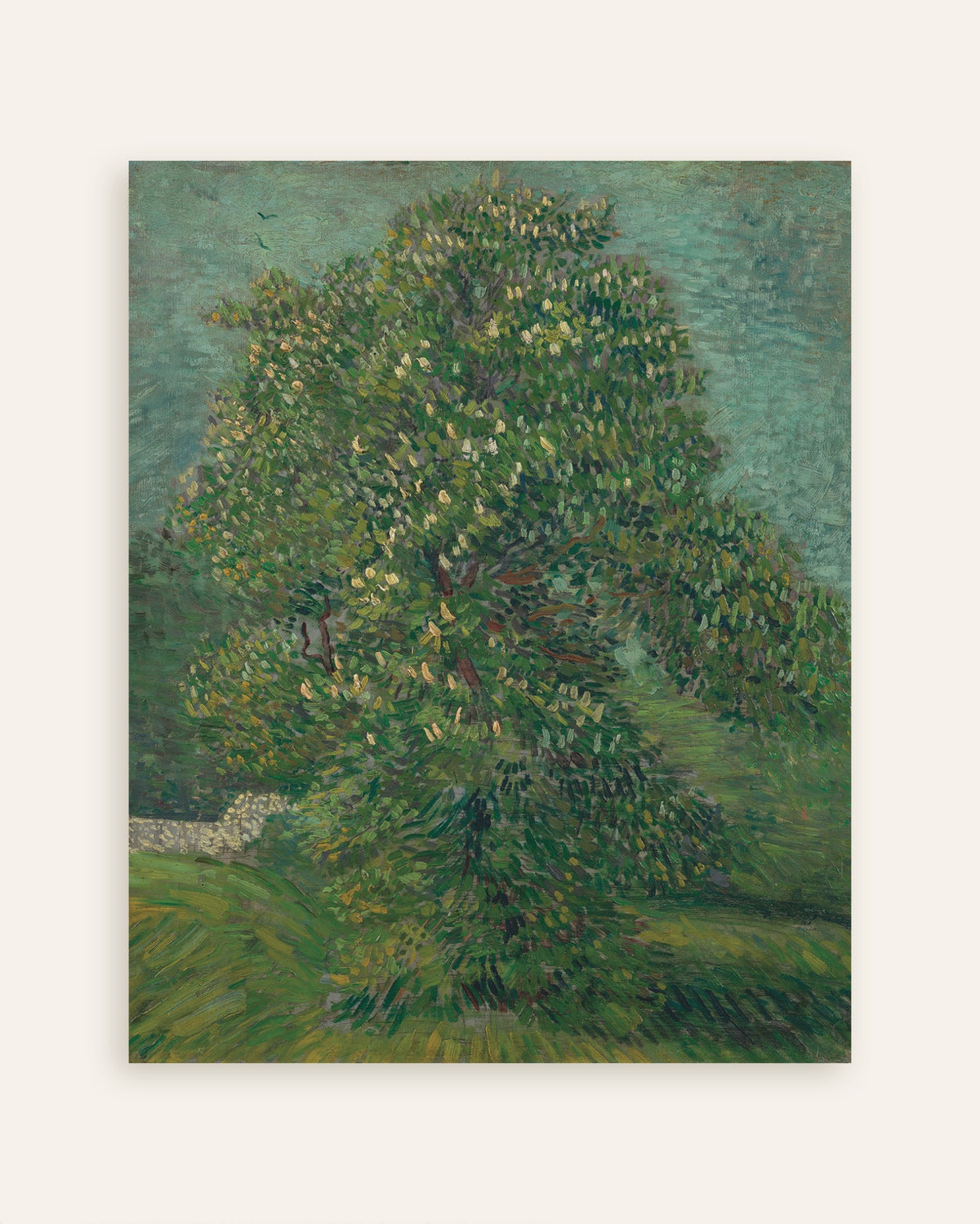 Plakat „Kwitnący kasztanowiec (1887), Vincent van Gogh”, miniatura