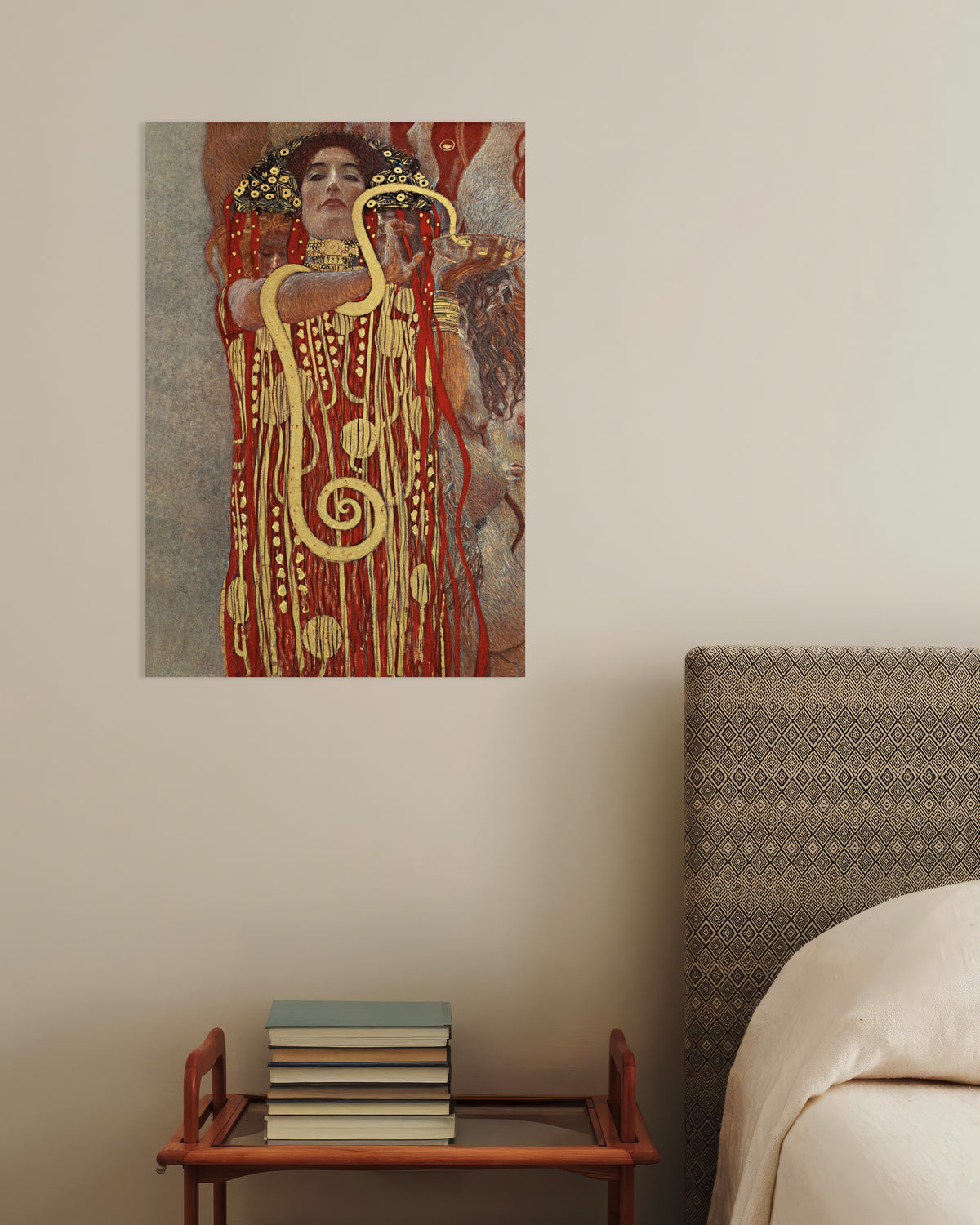 Plakat Hygieja, fragment Medycyny (1907), Gustav Klimt