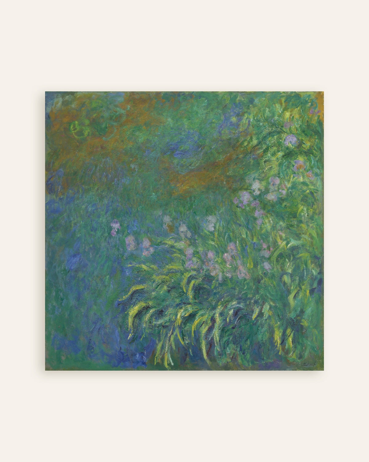 Plakat Irysy (1914–1917), Claude Monet, miniatura